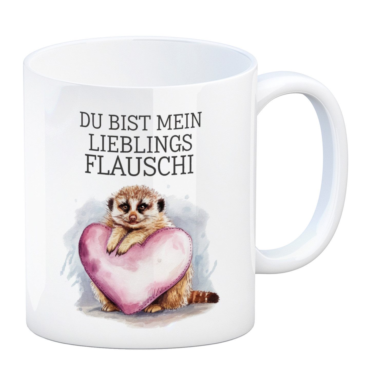 Tasse Erdmännchen Lieblings Flauschi Kaffeebecher
