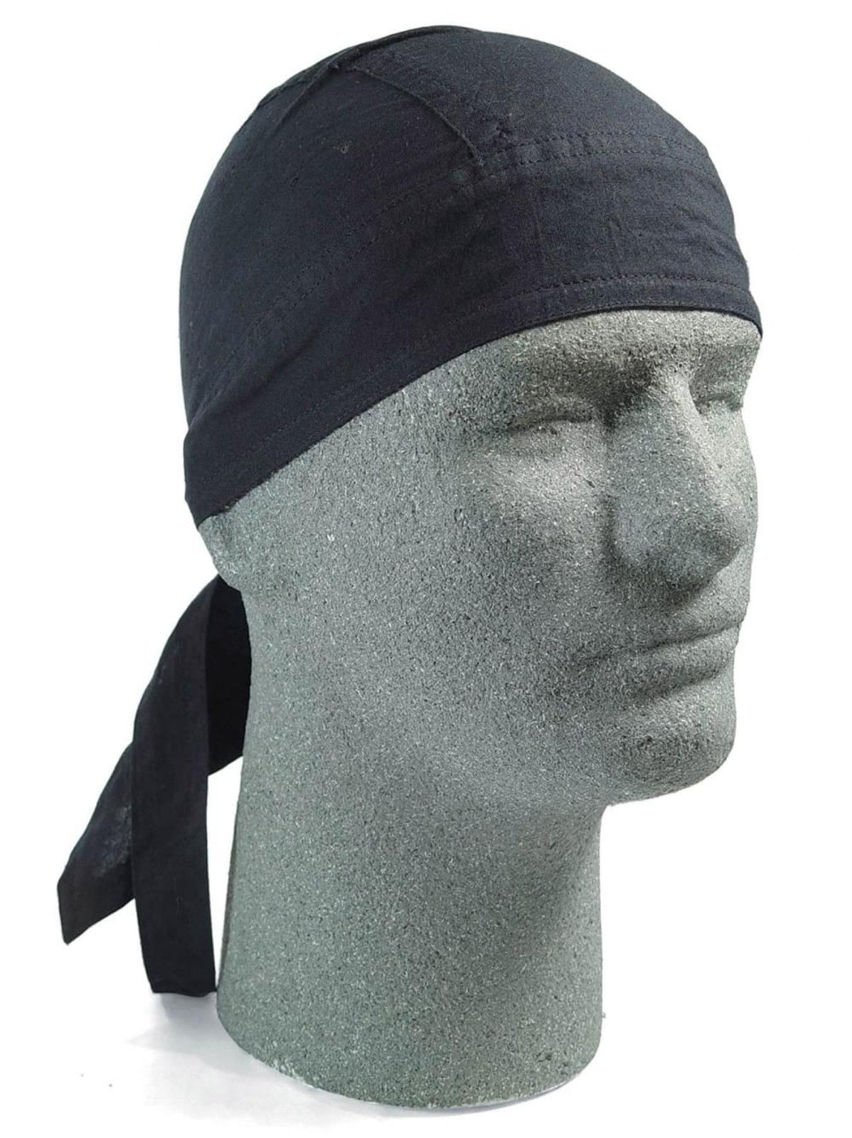 Westernlifestyle Bandana Schwarzes Bandana Cap Head Bandana Kopftuch Headwr günstig online kaufen
