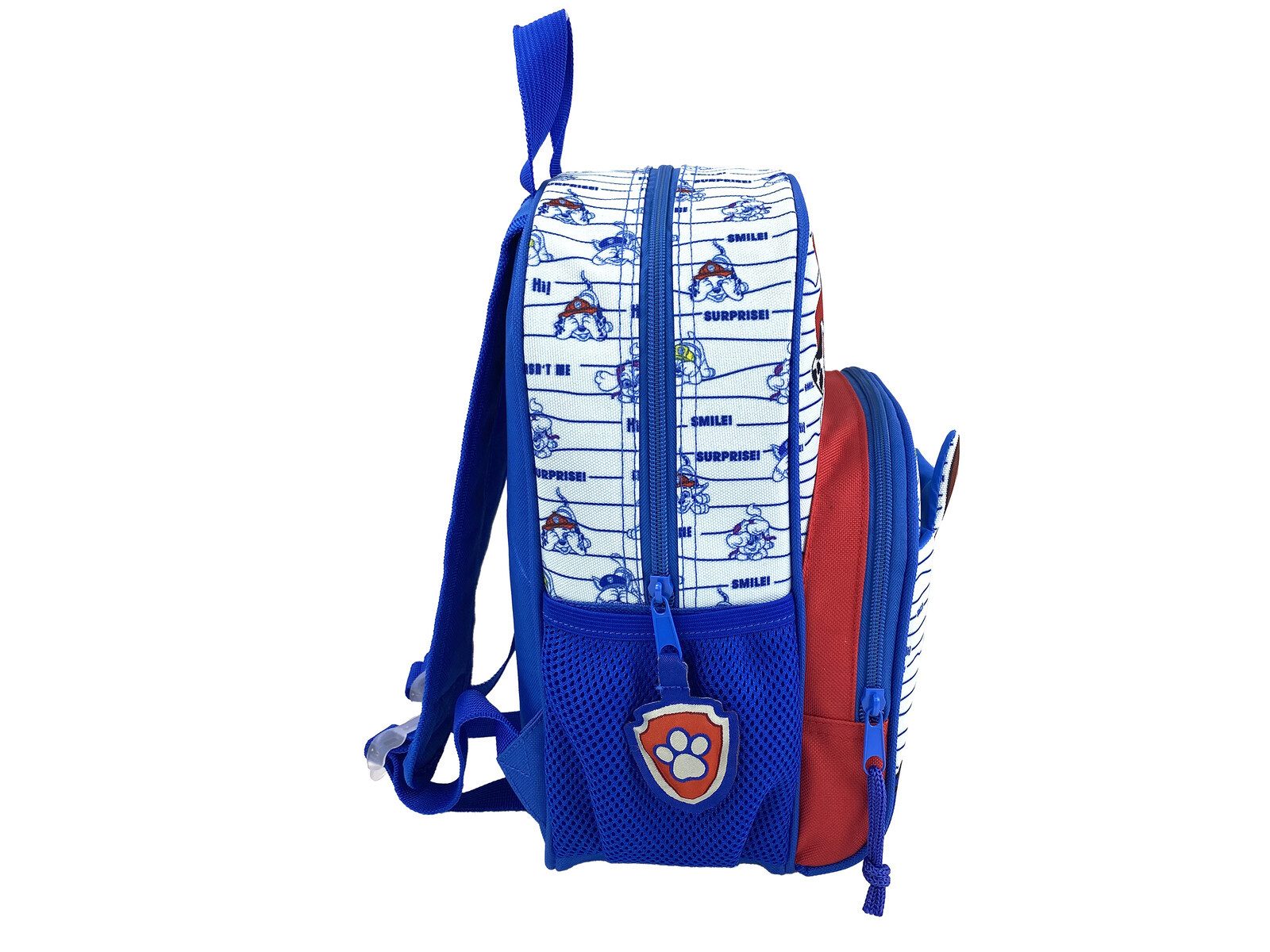 Bluey Kinderrucksack Kindergartenrucksack mit Fronttasche Hauptfach und Seitennetz