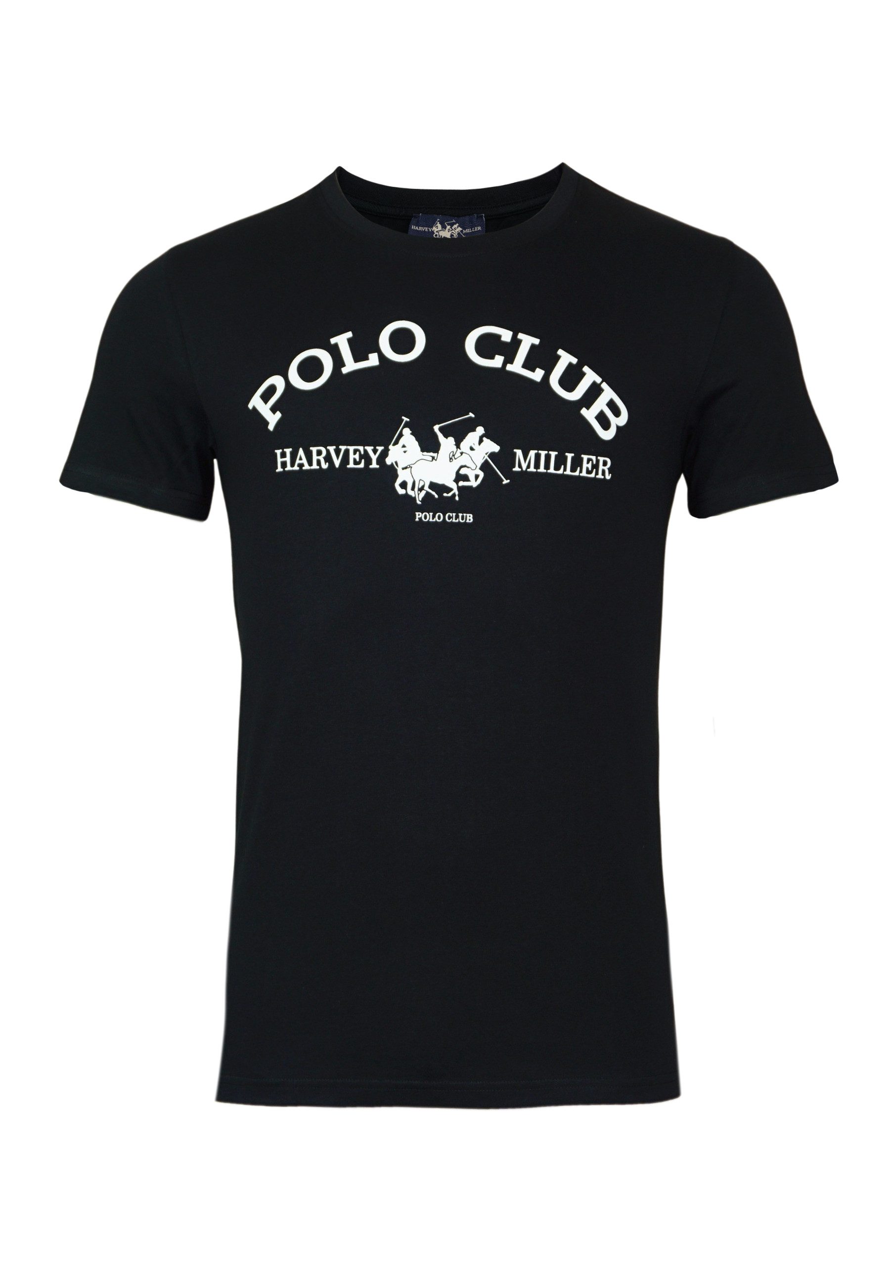 Harvey Miller T-Shirt T-Shirt Kurzarmshirt Polo-Club günstig online kaufen