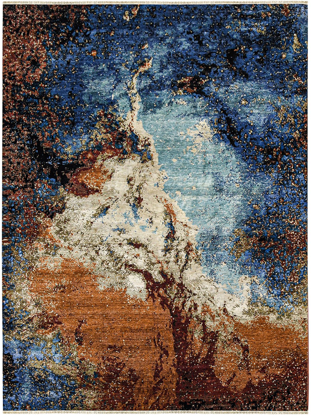 Ready Rugs Teppich Handgeknüpfter 10/10-Wolle aus Neuseeland und reiner Seide