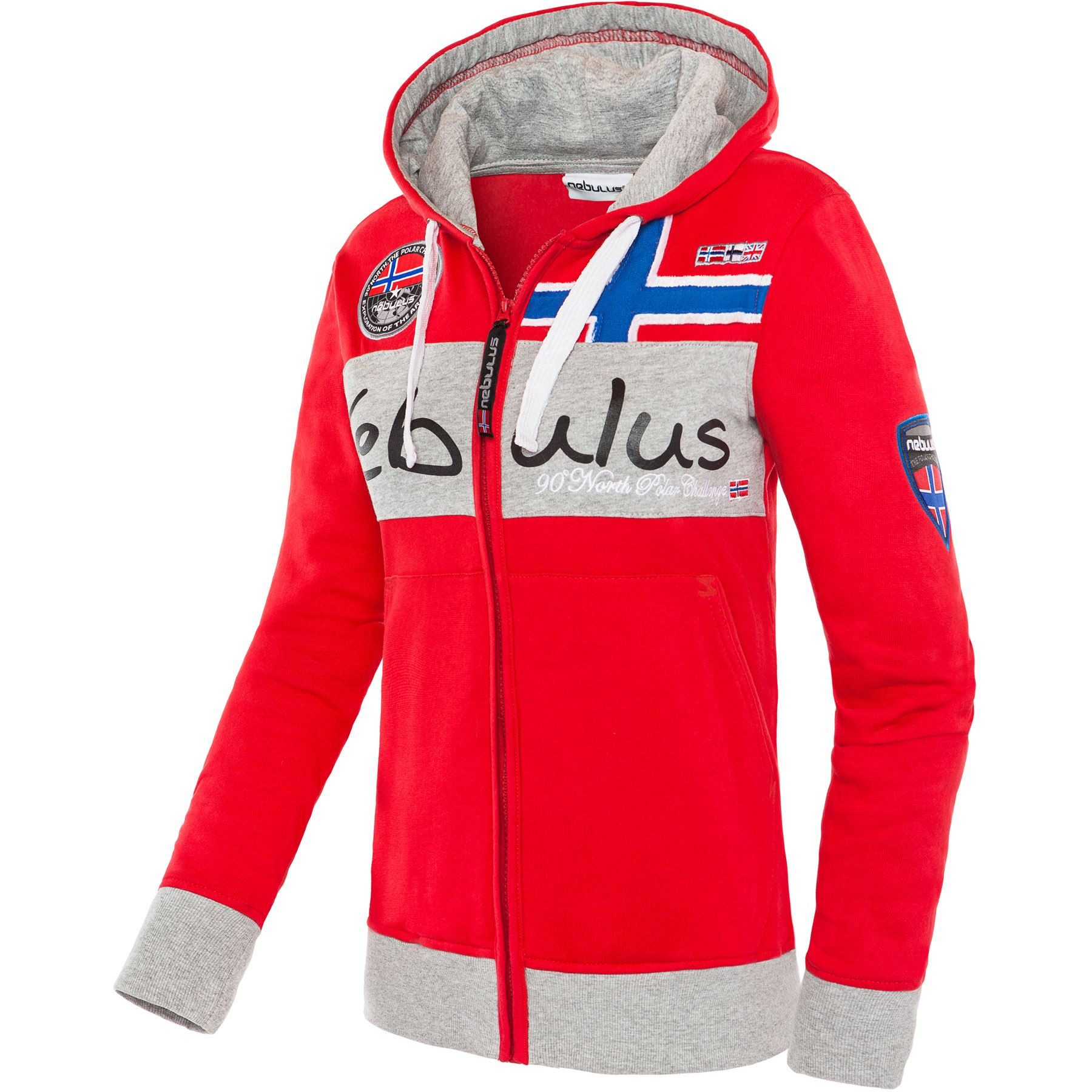 Nebulus Sweatjacke NAPA, Q1380 - Damen, rot, L/40