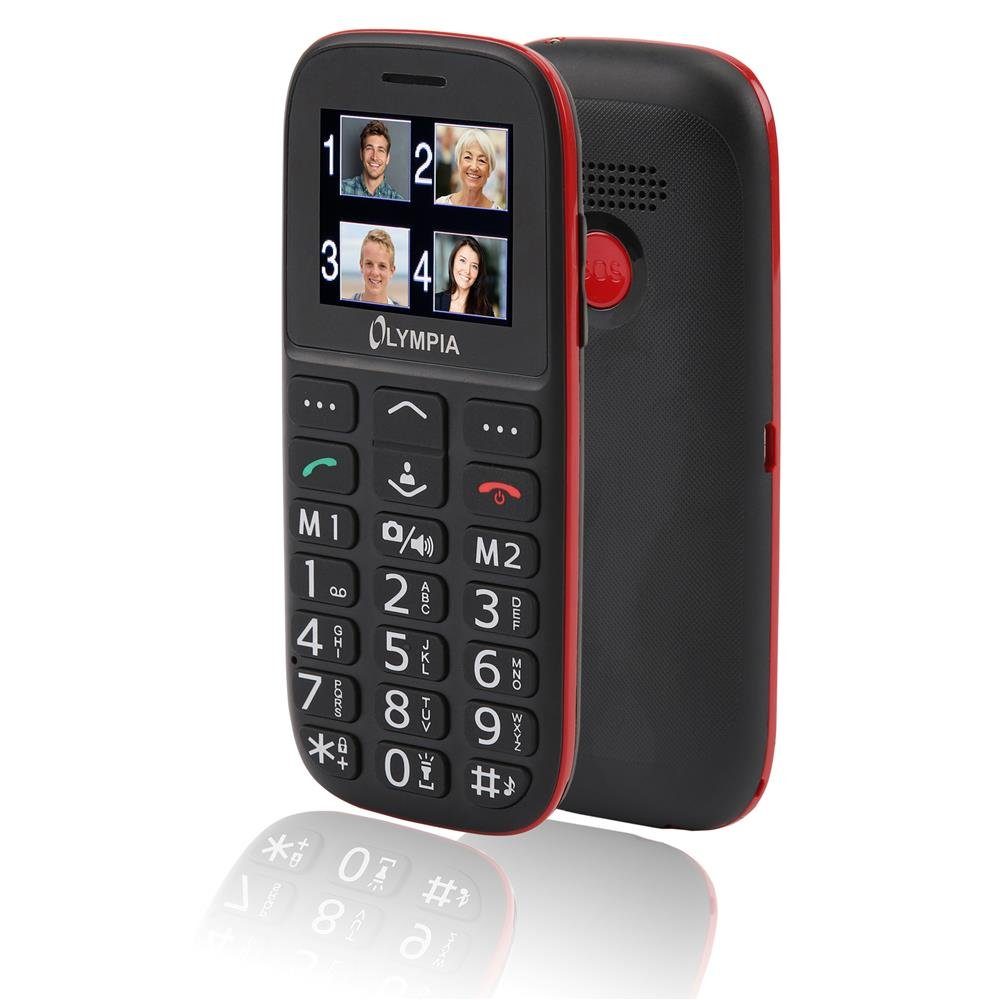 OLYMPIA OFFICE Bella Seniorenhandy (1,77 Zoll, mit Großtasten und Farb-LCD-Display)