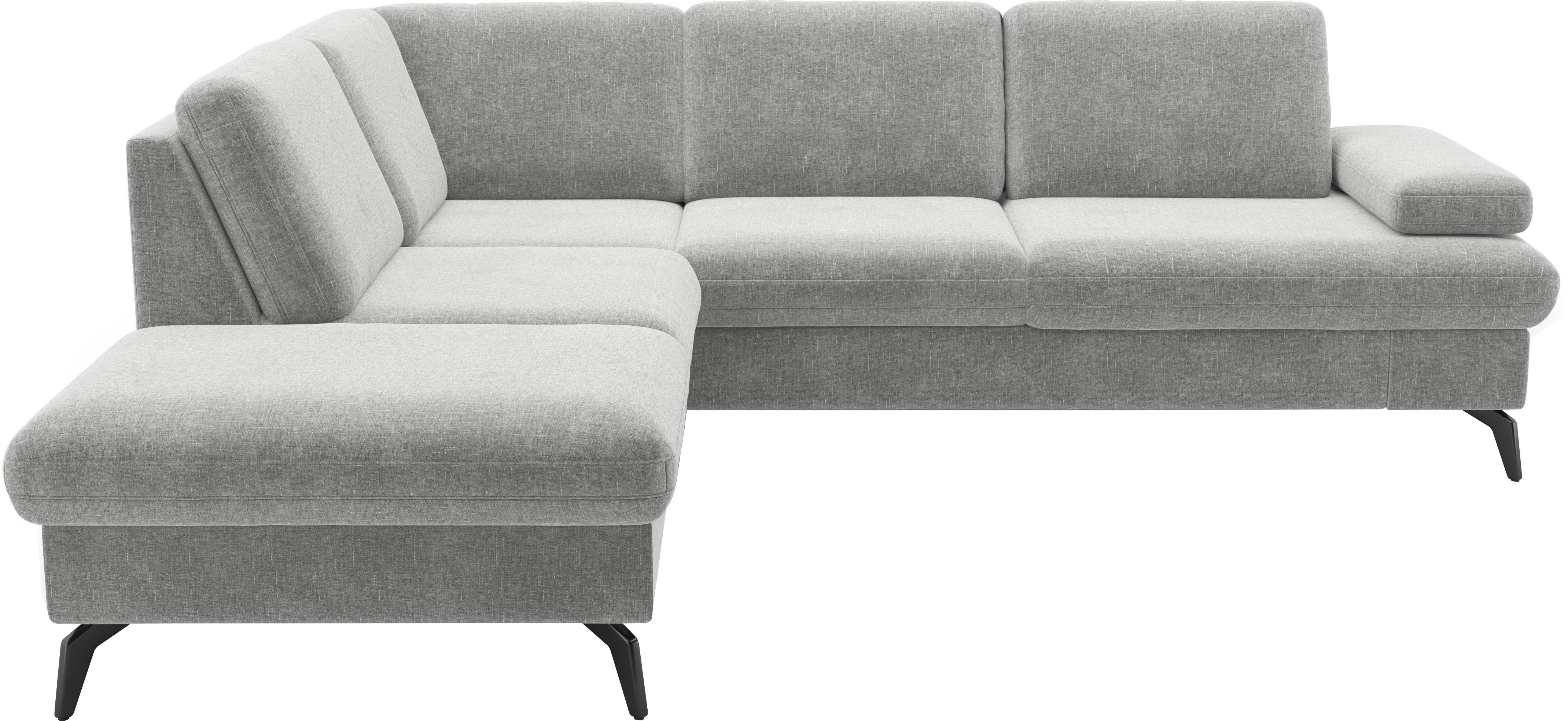 sit&more Ecksofa "Morris Jubi L-Form", inkl. Armteilfunktion und 1 Zierkiss günstig online kaufen