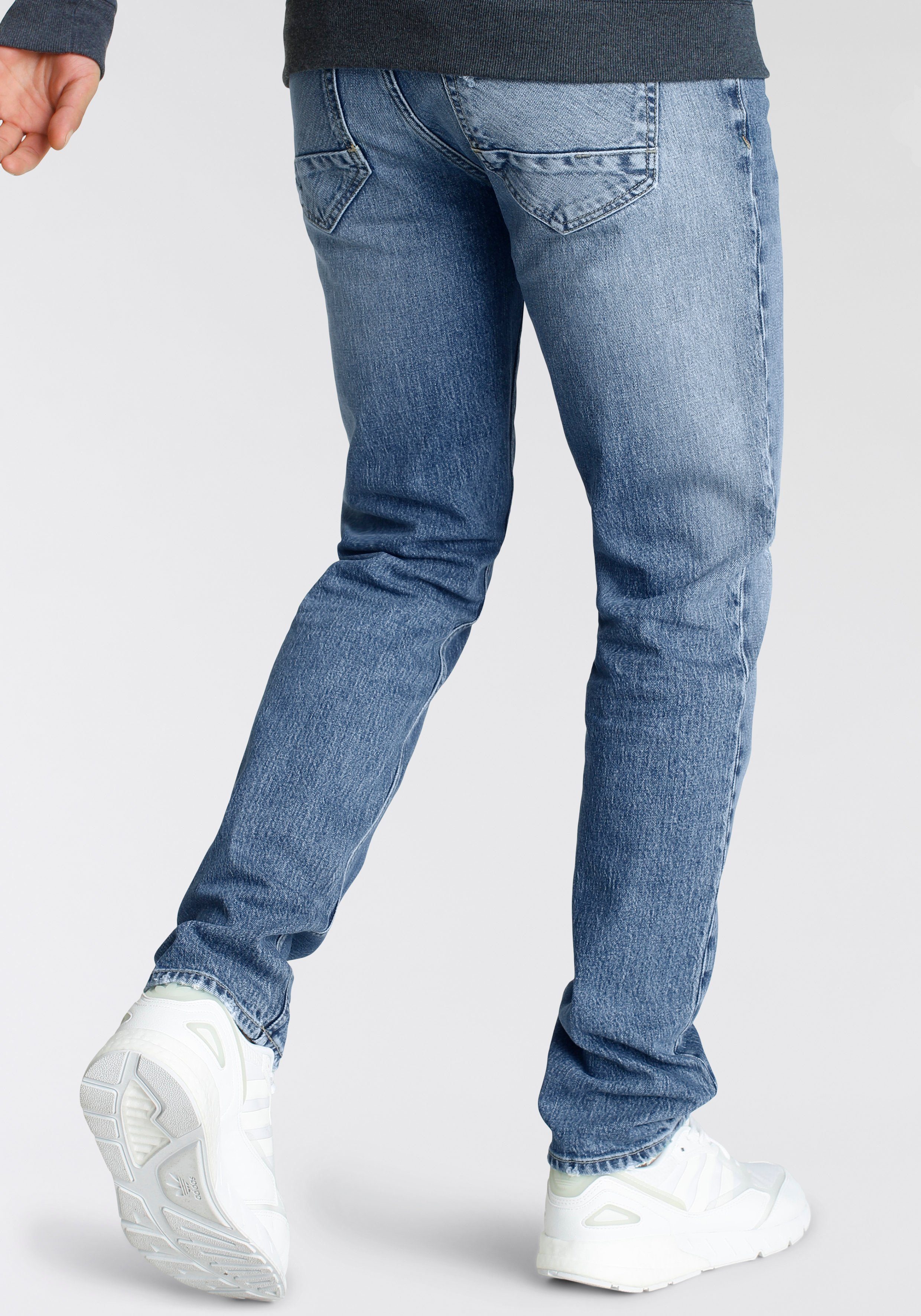 dark Produktion wassersparende Ökologische, Ozon Alife ColinAK durch Wash blue & Kickin Straight-Jeans