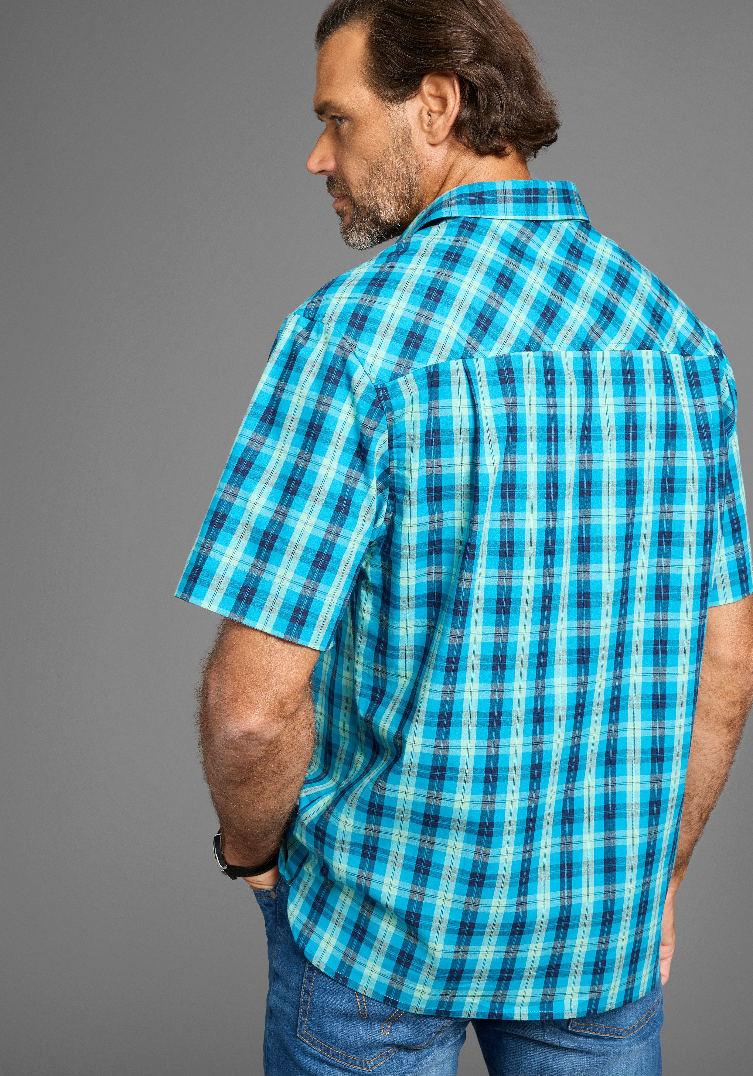 Man's World Kurzarmhemd Kurzarmhemd in bequemer Passform günstig online kaufen