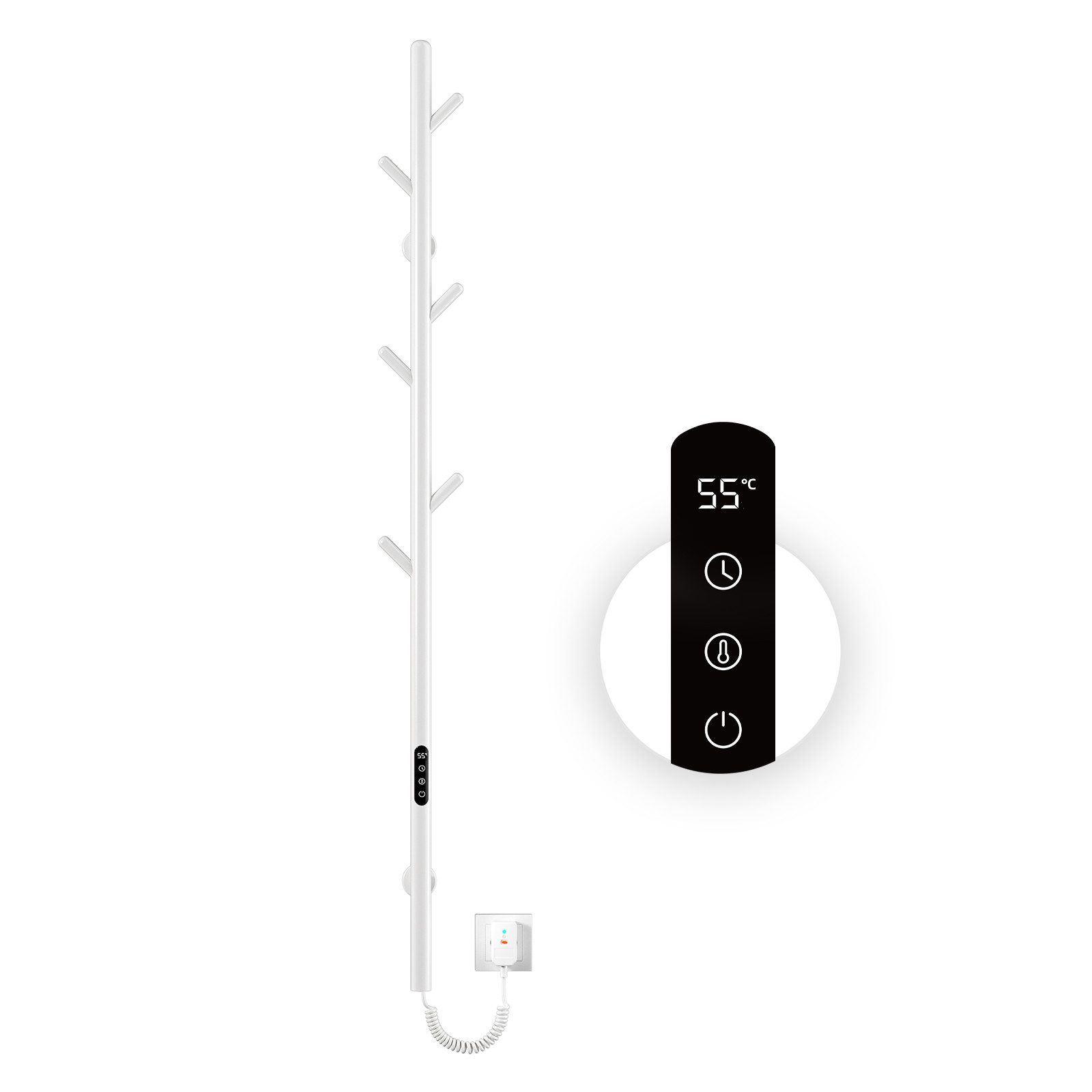 Oihpaw Elektrischer Badheizkörper 1530 x 32 günstig online kaufen