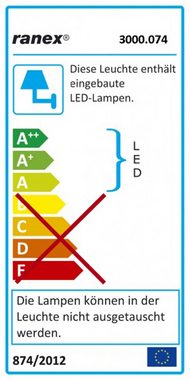 smartwares Wandleuchte LED Wandleuchte Badleuchte für das Badezimmer Energieklasse A+