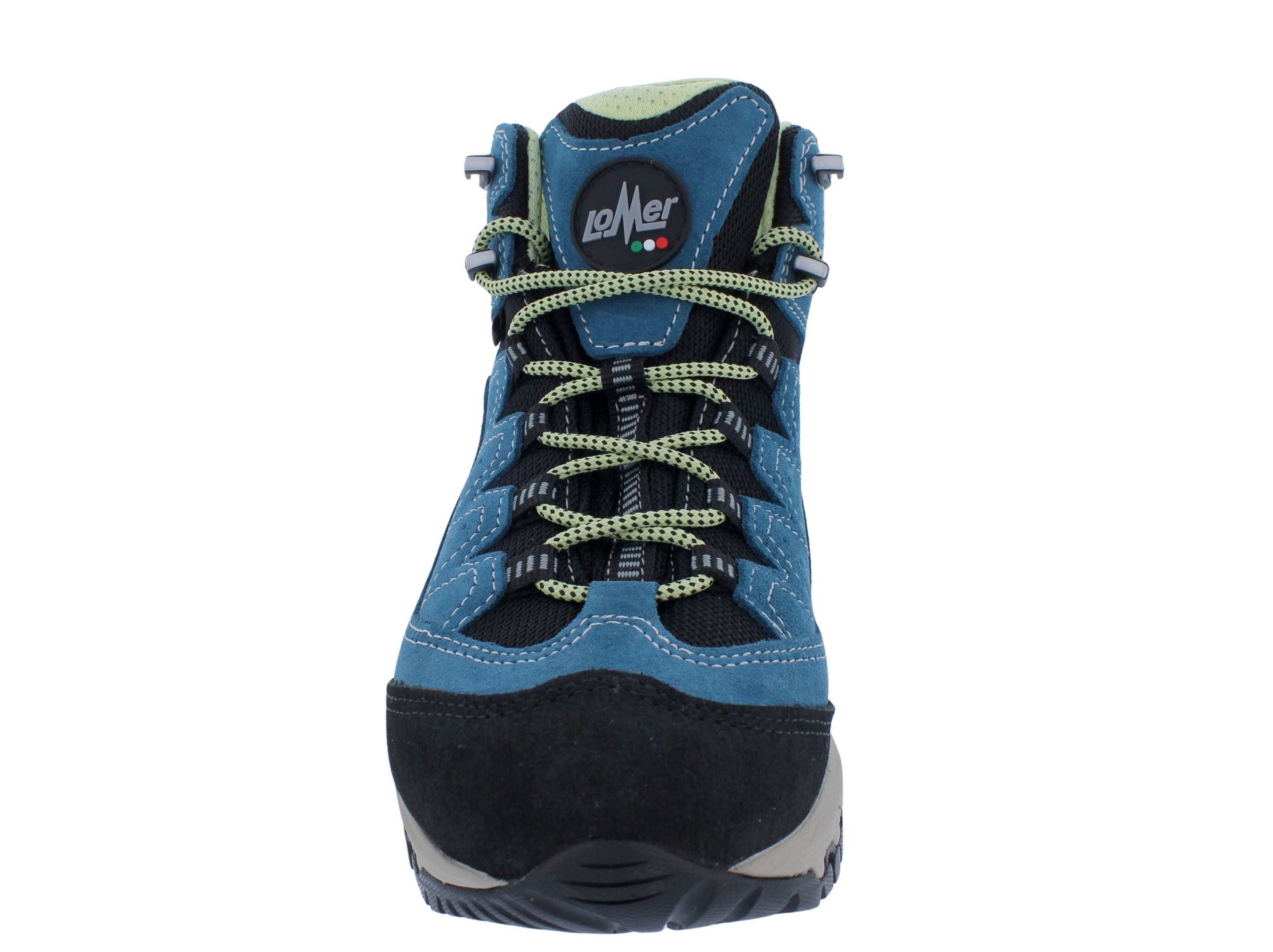 Lomer Lomer Wanderschuh mit wasserdichter Membran Sella High MTX, Velourlede Schnürstiefel