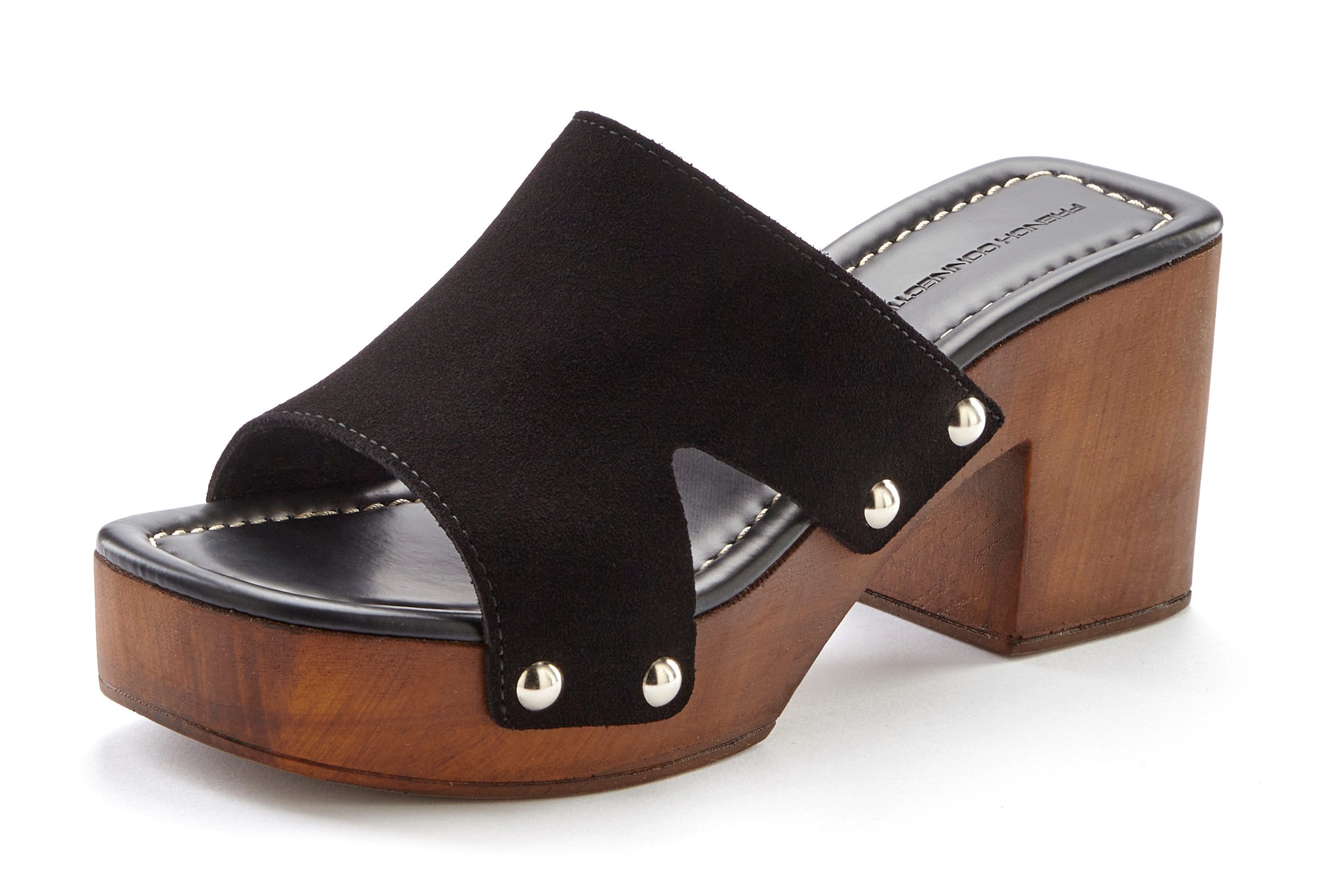 French Connection Mule, Sandale, offener Schuh, Sommerschuh, Lederpantolett günstig online kaufen