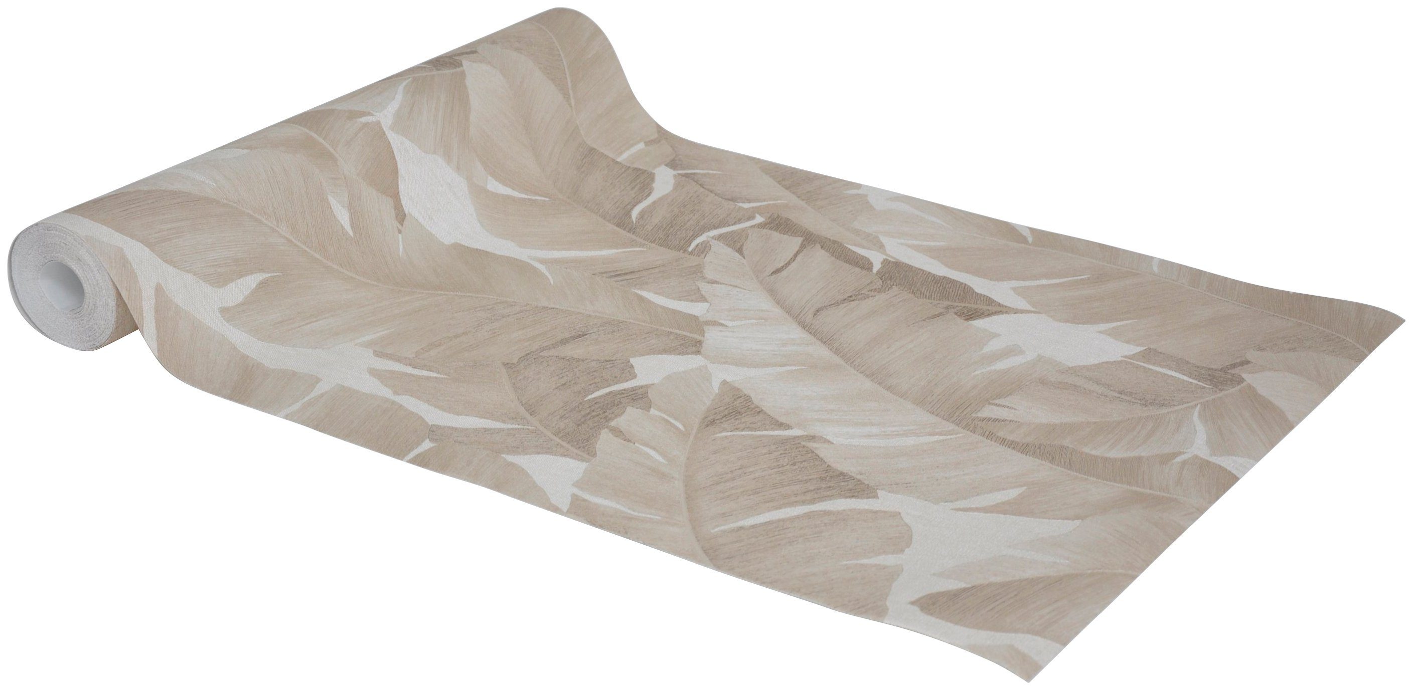 Marburg Vliestapete Beige, floral, moderne Tapete für Wohnzimmer Schlafzimmer Küche. Reduzierter Preis € 24,68. Unverbindliche Preisempfehlung € 54,45, (€ 4,60 pro 1 qm)