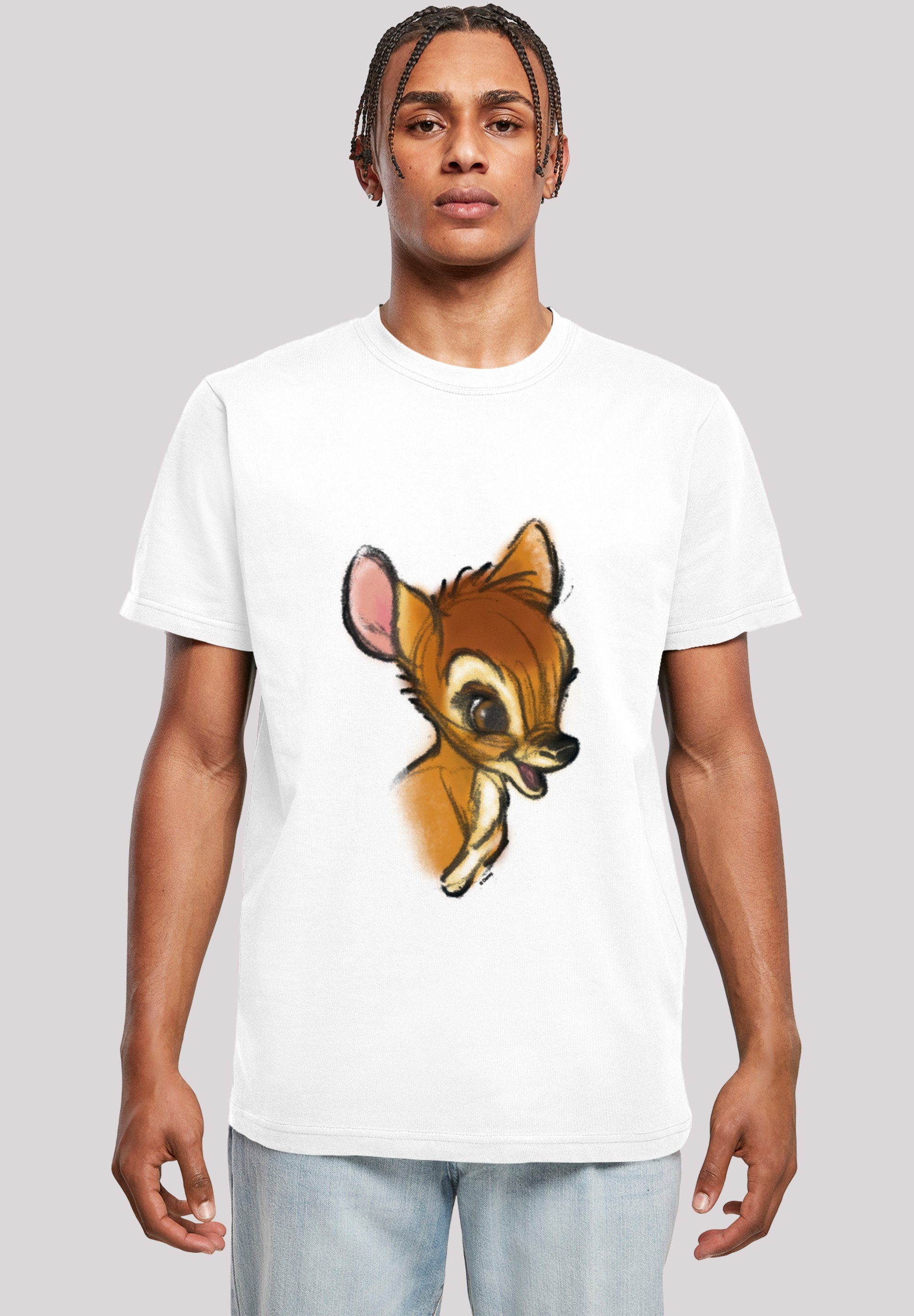 F4NT4STIC T-Shirt Disney Bambi Zeichnung Herren,Premium Merch,Regular-Fit,Basic,Bedruckt