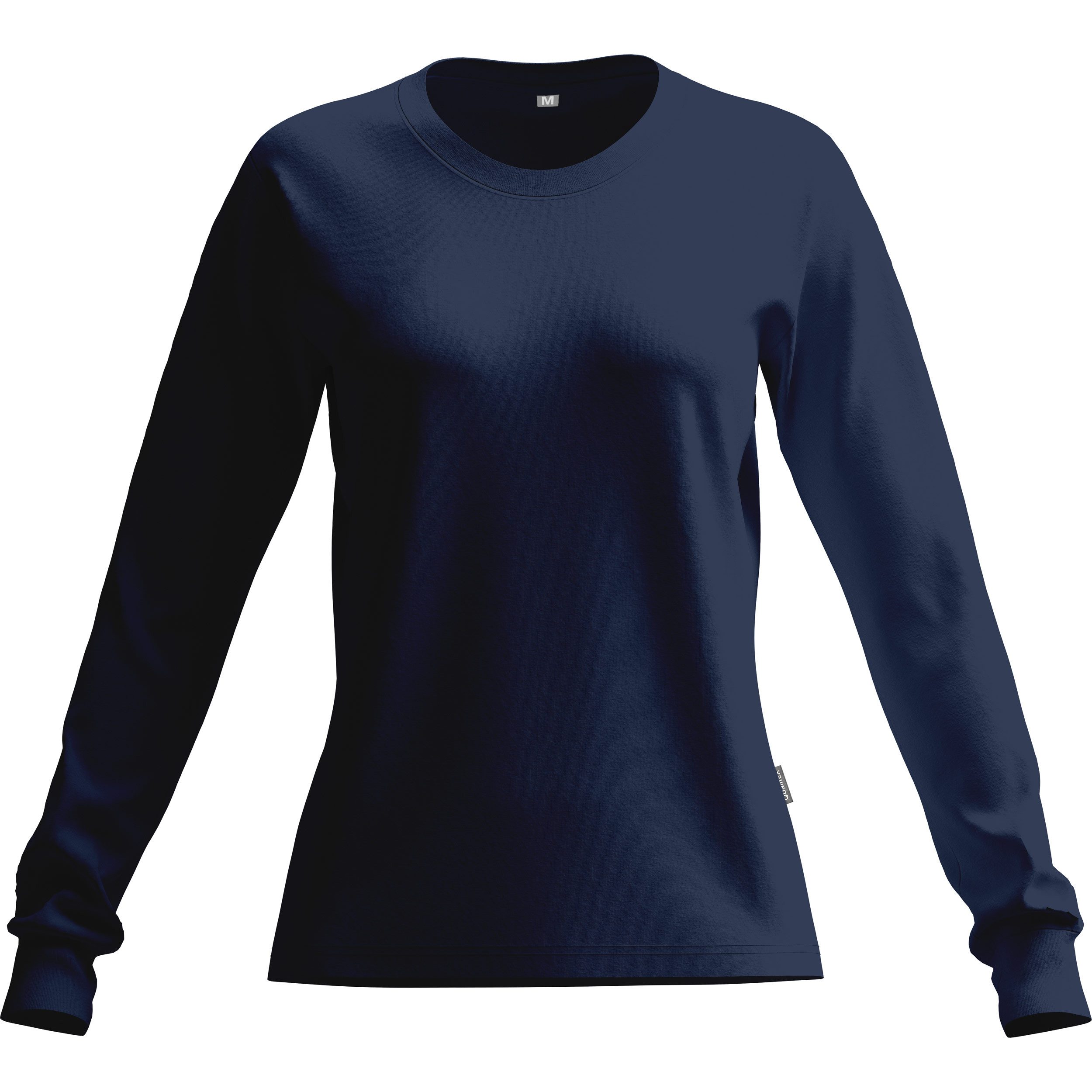 Qualitex Workwear Sweatshirt T Shirts Damen – Basic langarm T Shirt – nachhaltig Arbeit & Freizeit (1-tlg) Arbeits T-Shirt Damen, atmungsaktiv, feuchtigkeitsregulierend, robust