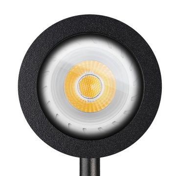 LEDANDO LED Einbaustrahler 7W LED Erdspieß - tauschbares GU10 Leuchtmittel - Neutralweiß - IP67 -