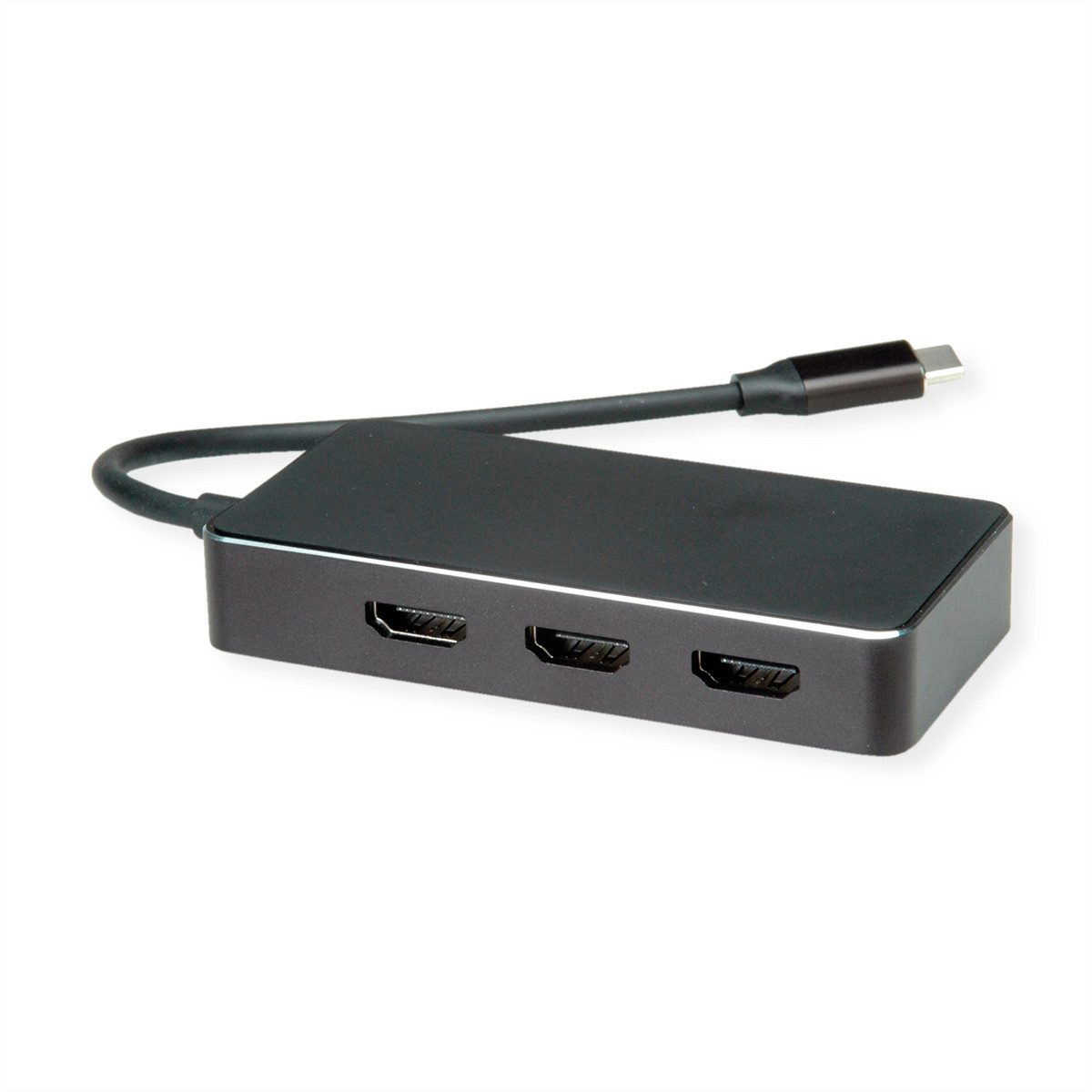 Multi-Display Adapter USB Typ C - 3x HDMI Audio- & Video-Adapter