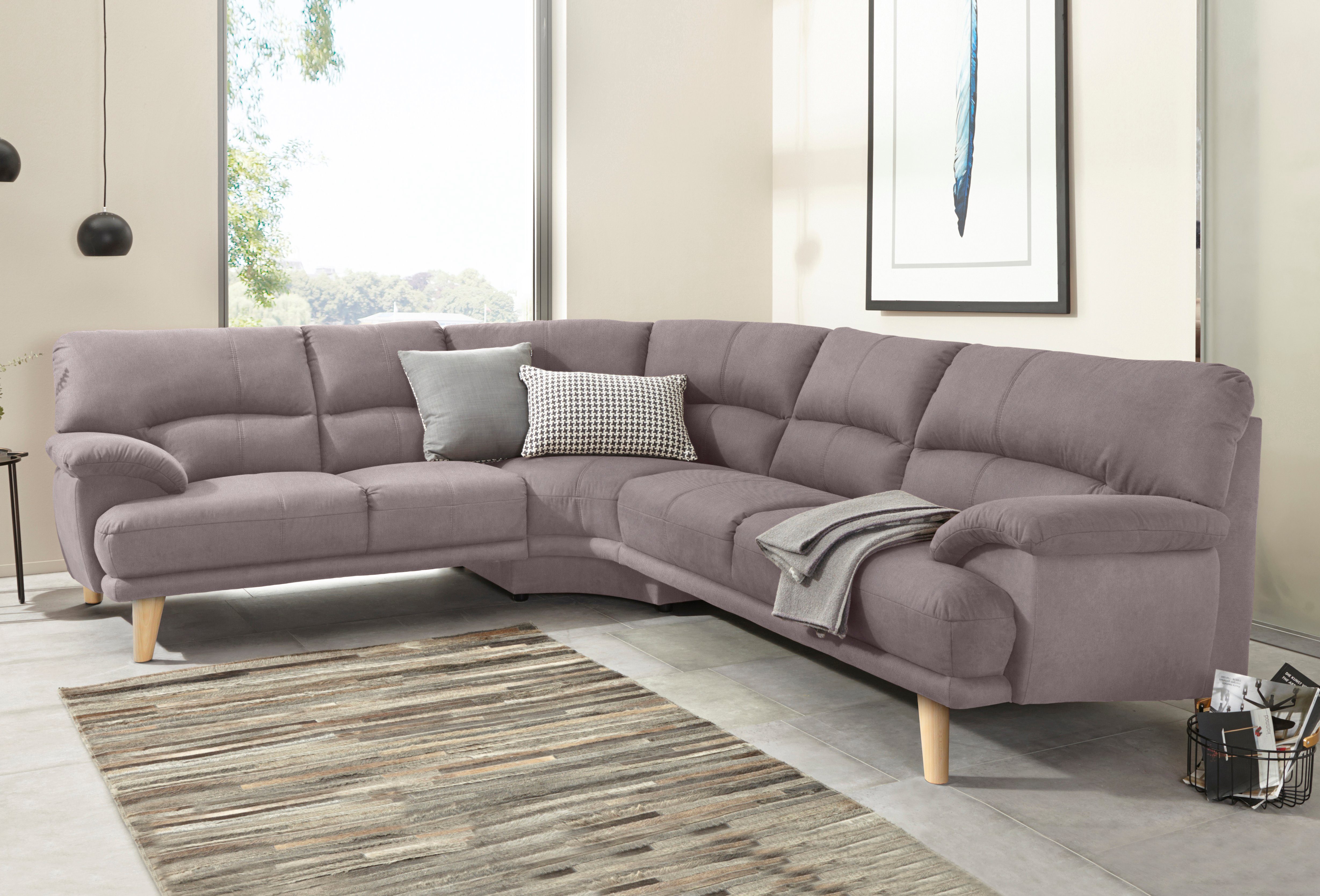 TRENDMANUFAKTUR Polsterecke Cecilia, italienisches Designsprache, modern günstig online kaufen