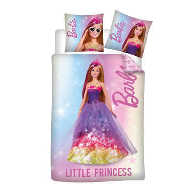 Babybettwäsche Barbie Baby-Bettwäsche „Little Princess“, Gemütlich in 100x135 &, AY!Max, 2 teilig