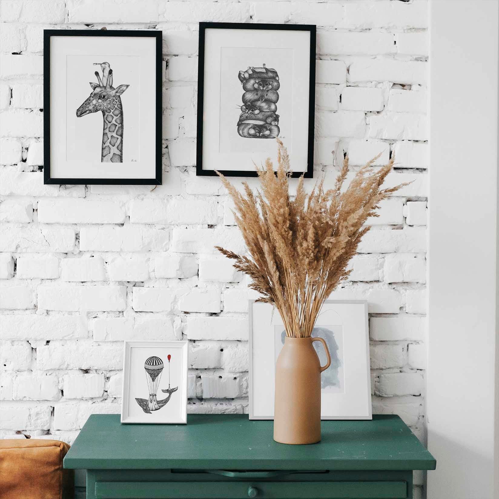 Ligarti Kunstdruck Kunstdruck - Hamsterstapel