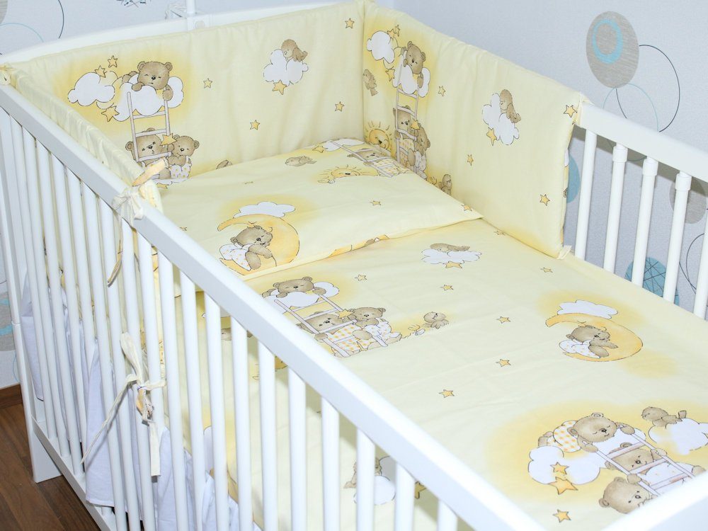 Primawela Babybettwäsche Baby Bettset- 6 teiliges Set mit Vollstoff Himmel günstig online kaufen