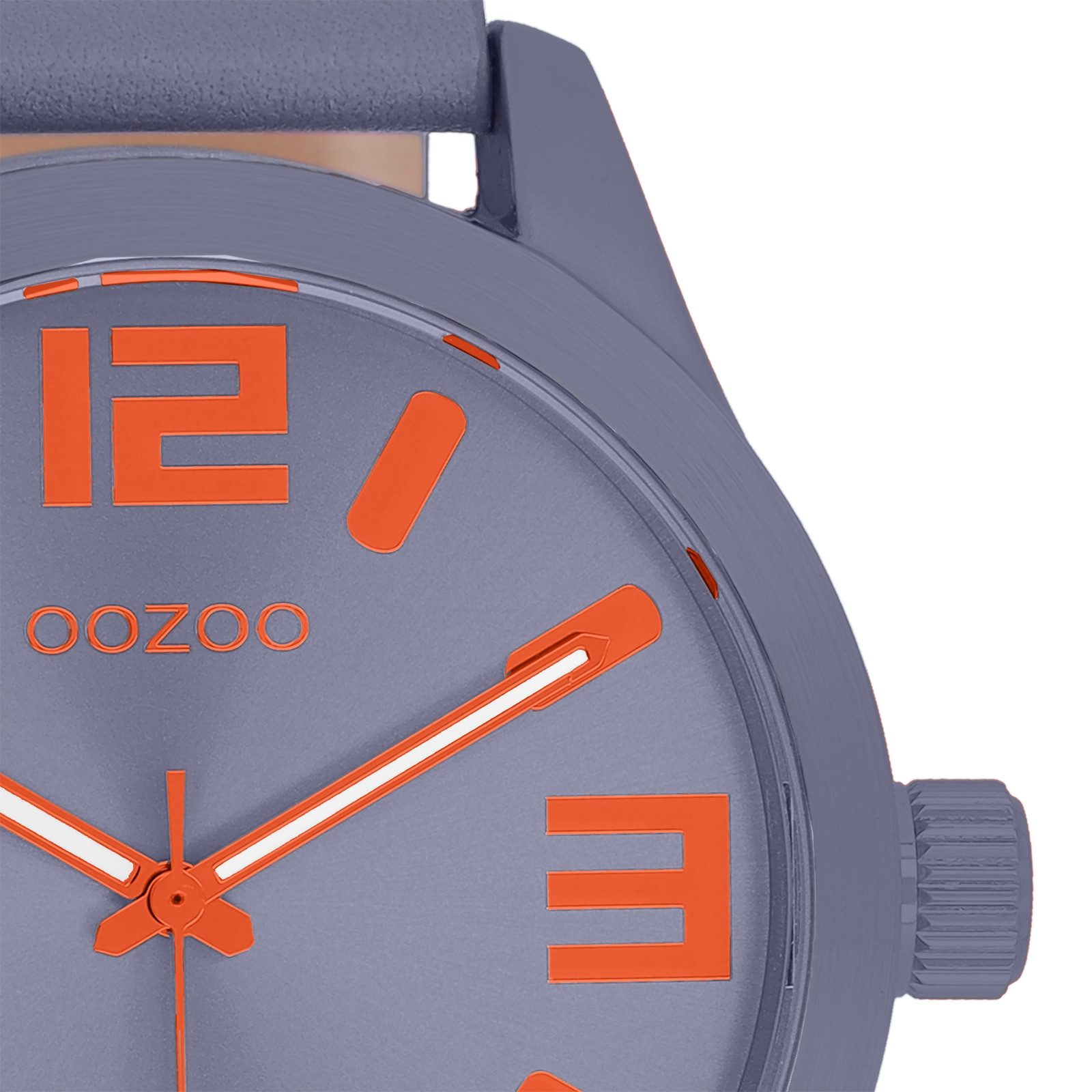 OOZOO Quarzuhr Oozoo Damen Armbanduhr Timepieces Analog, (Analoguhr), Damenuhr rund, extra groß (ca. 46mm) Lederarmband, Casual-Style