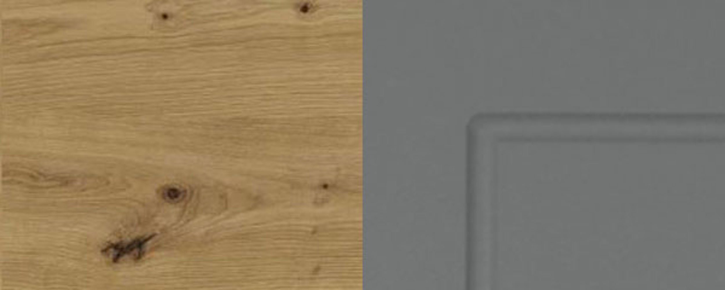 matt dust und Sockel-, wählbar Feldmann-Wohnen Sockelblende Frontfarbe grey Kvantum, Ausführung