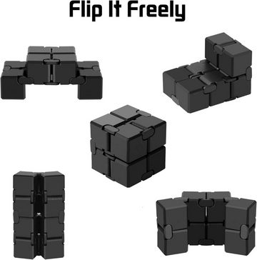 LENBEST Lernspielzeug Infinity Cube, Unendlicher Würfel Spielzeug, Unendlicher Flip Würfel, Spielzeuge, die Zeit beseitigen und Stress lindern