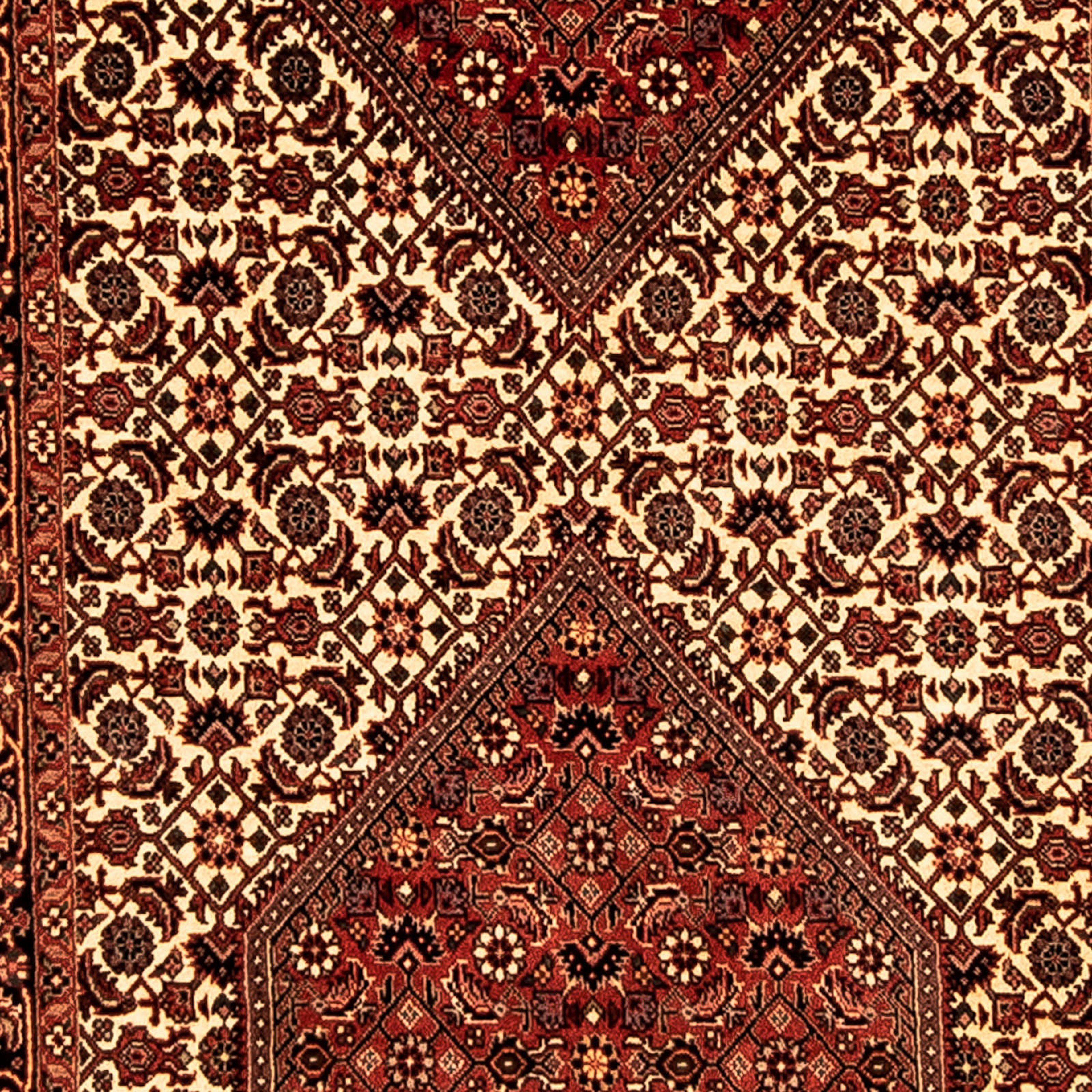 Orientteppich Perser - Bidjar - morgenland, x cm braun, mit Handgeknüpft, rechteckig, 305 Zertifikat Höhe: 15 mm, 83 Einzelstück - Wohnzimmer