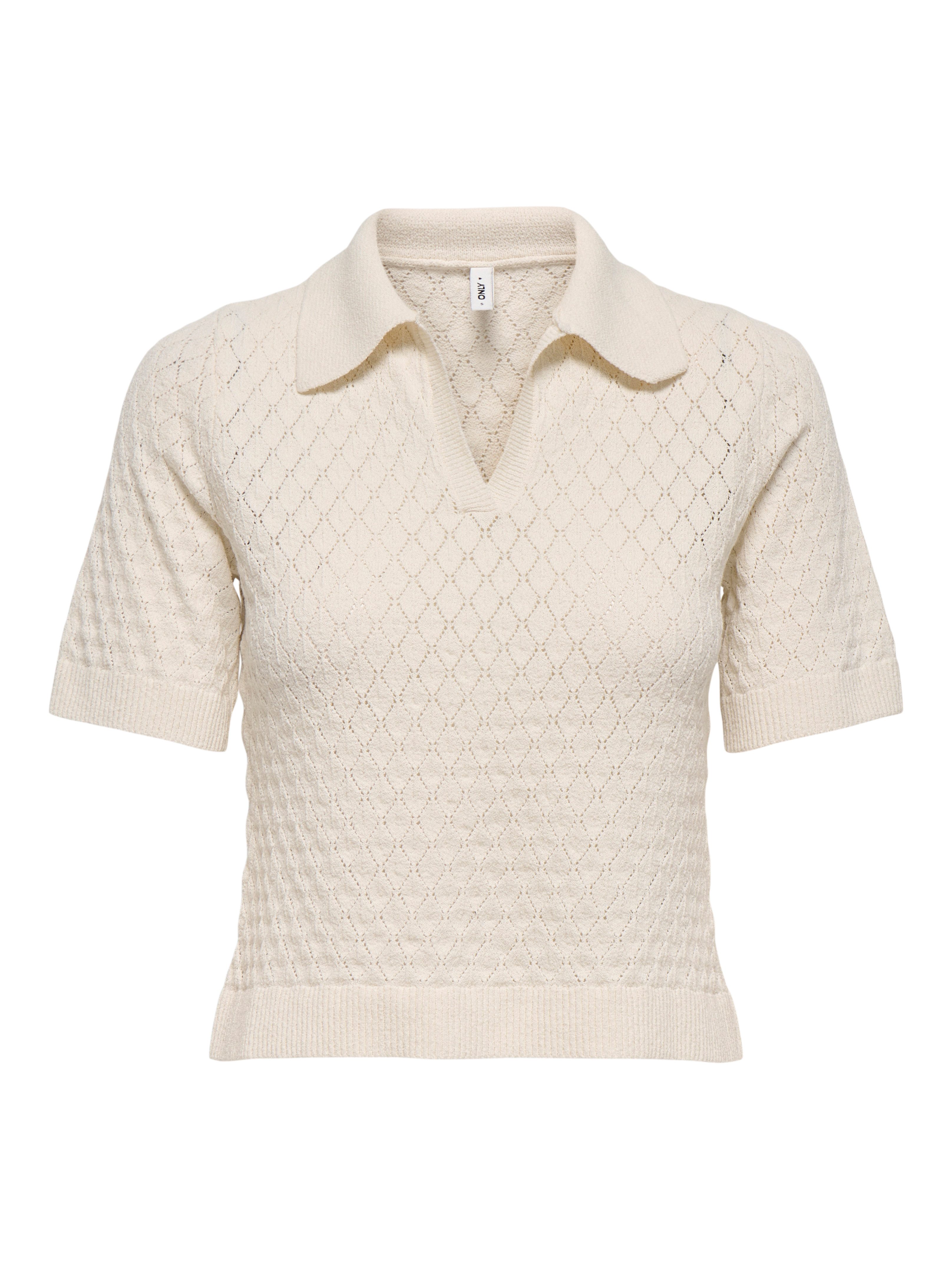 Onllouisa Maglione ONLY L/S Mocha Meringue – Felpa In Maglia Slim Fit, Girocollo, Maniche Lunghe, Taglia M