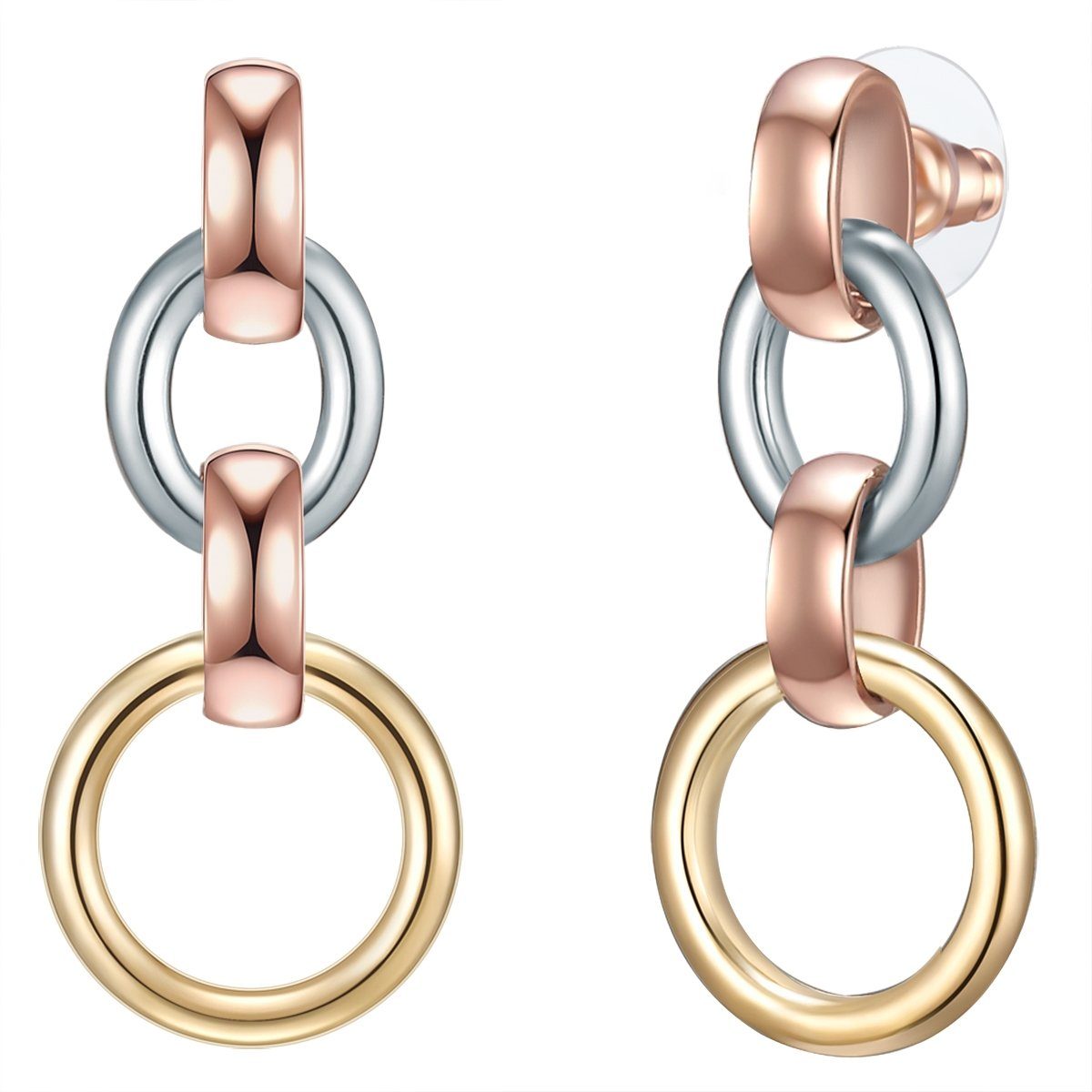 Lulu & Jane Paar Ohrhänger roségold günstig online kaufen
