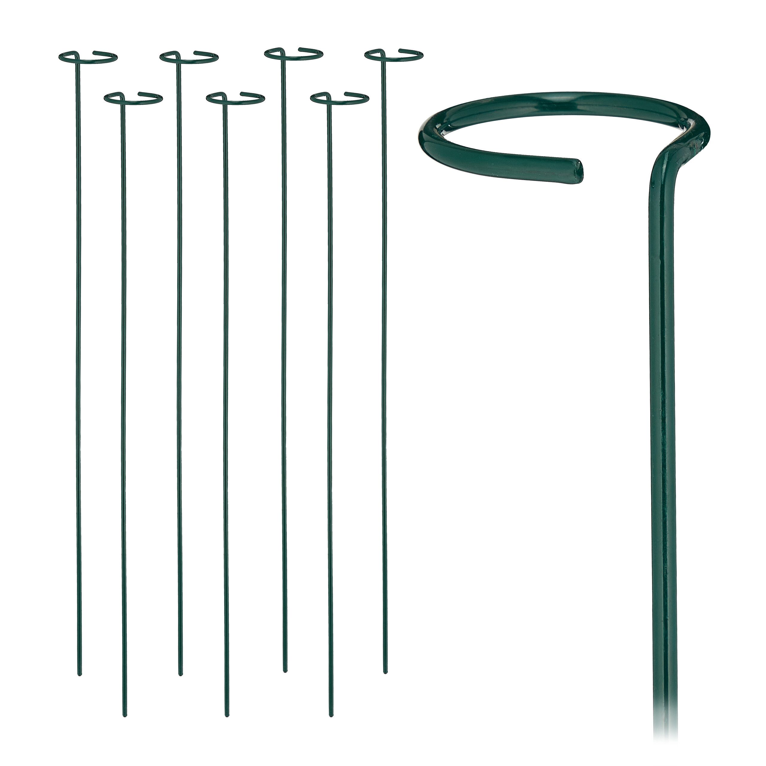 relaxdays Rankhilfe Pflanzstäbe aus Metall 8er günstig online kaufen
