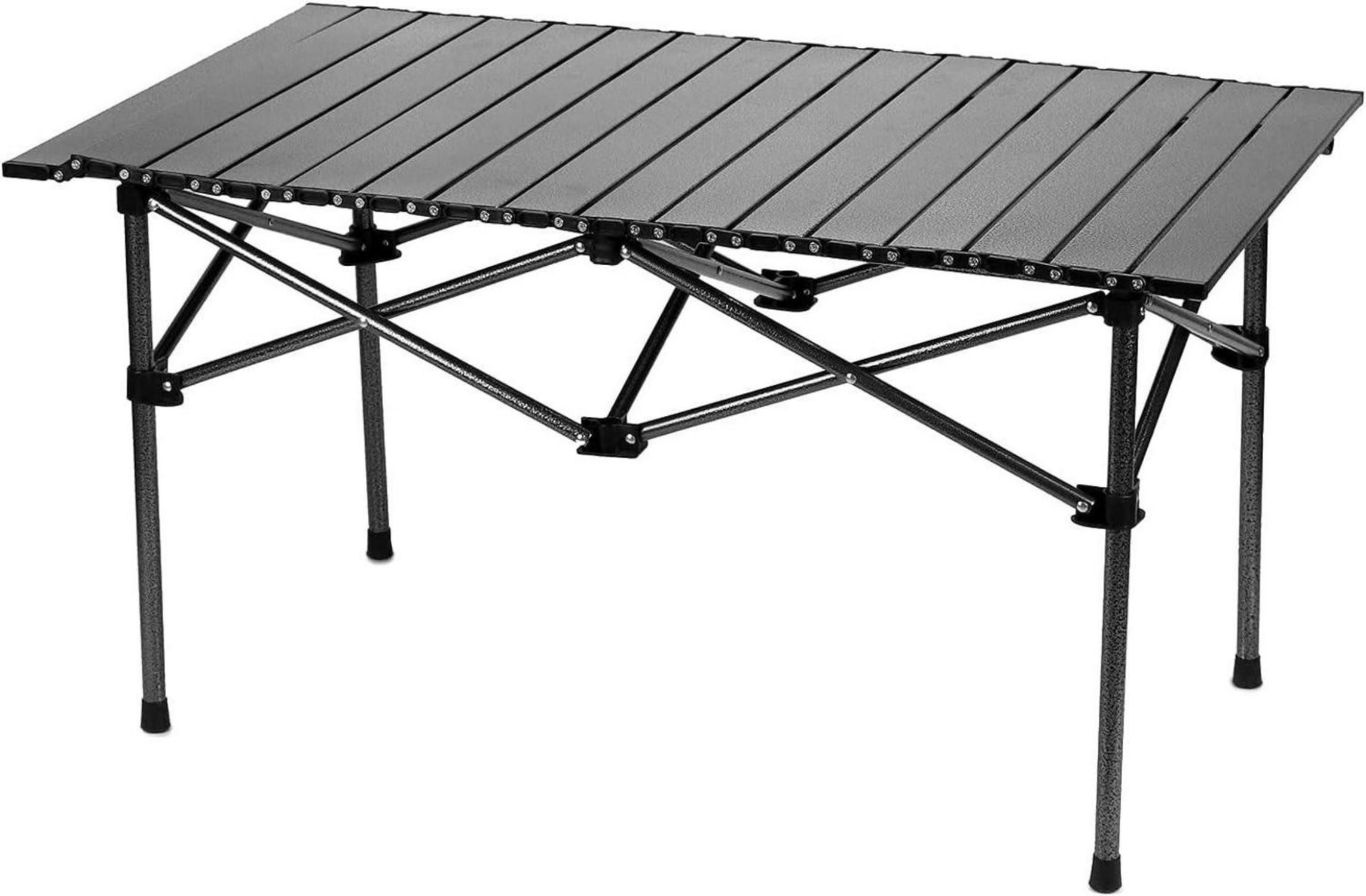 Campingtisch Klapptisch campingtisch klappbar Reisetisch 95x55x50cm schwarz