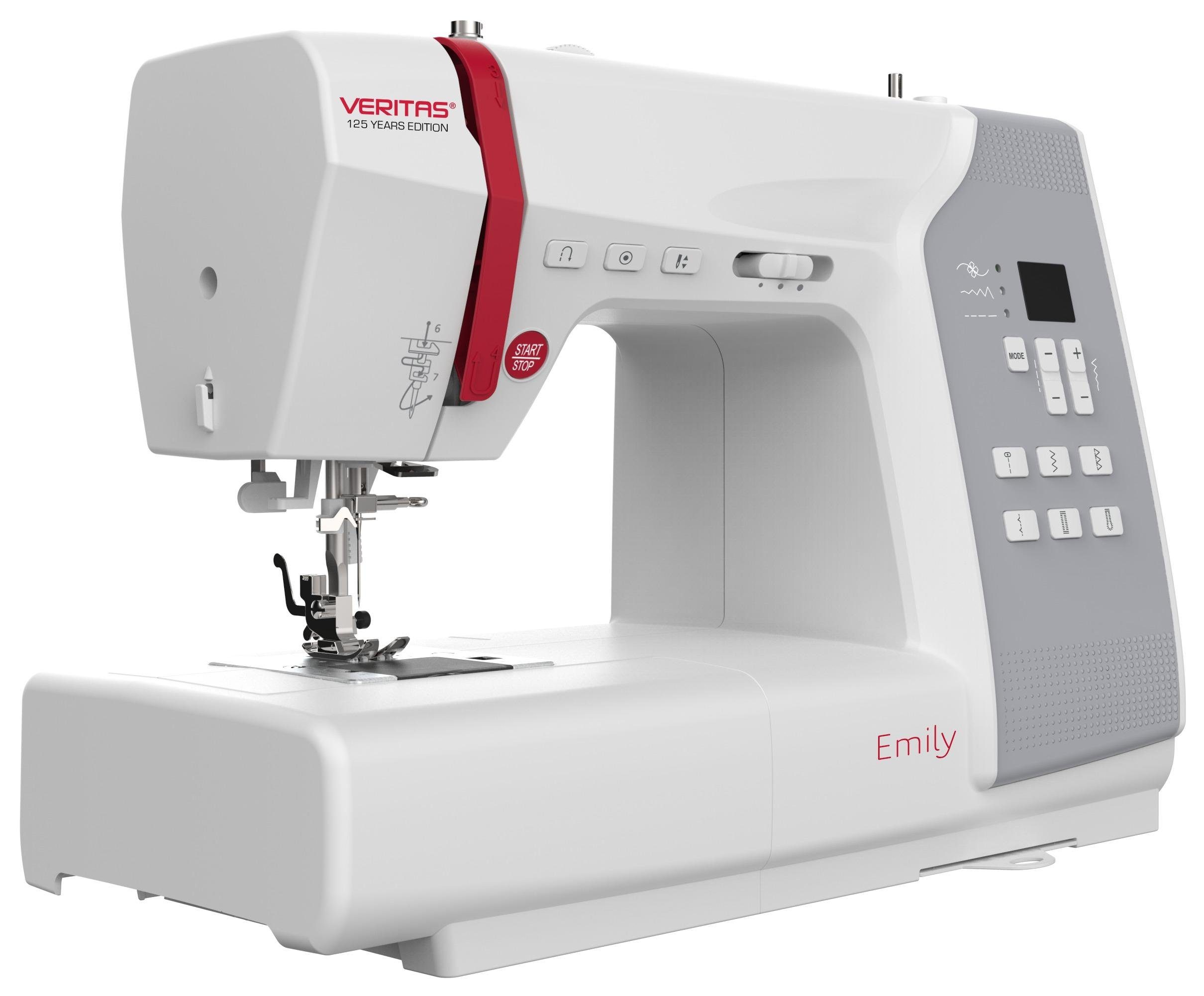 Veritas Nähmaschine Nähmaschine EMILY, computergesteuert, 80 Programme, 80 verschiedene Stiche