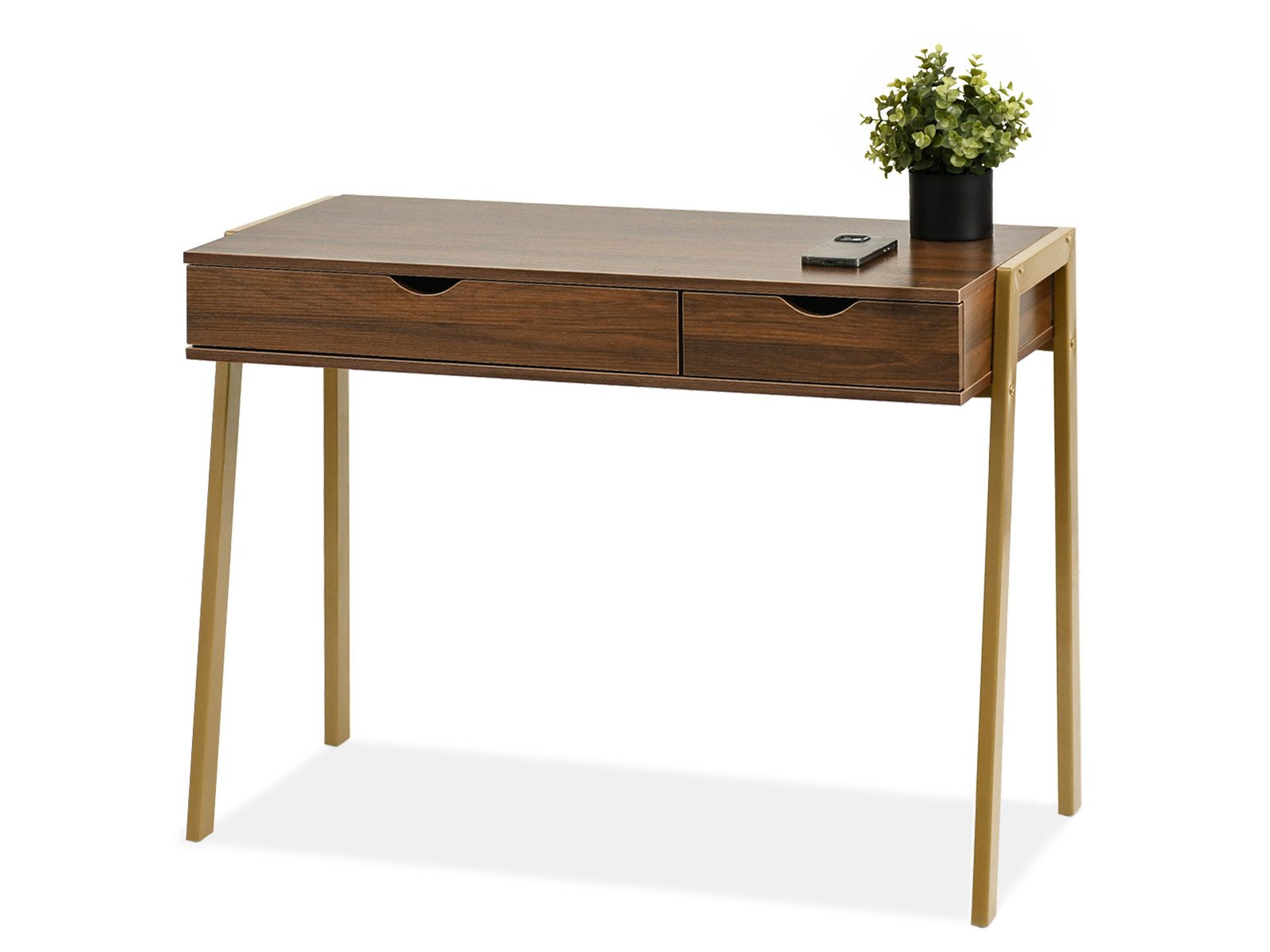 Compleo Schreibtisch mit 2 Schubladen, Modern günstig online kaufen