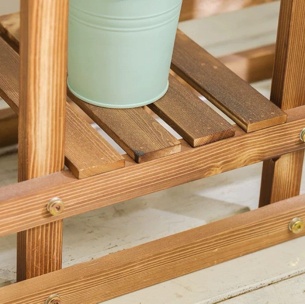 little dove Blumenständer Blumenständer Pflanzenständer aus Bambus, Pflanzenregal