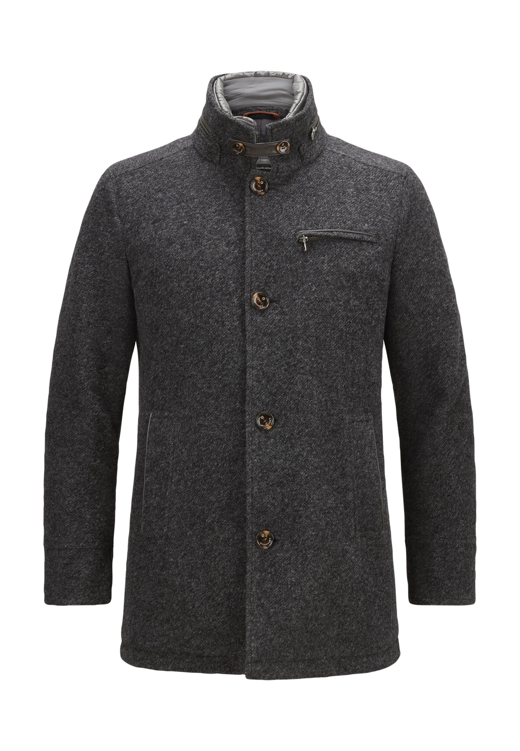 Kurzmantel MSAdam Herren Jacke Mantel kurz klassisch Knöpfe