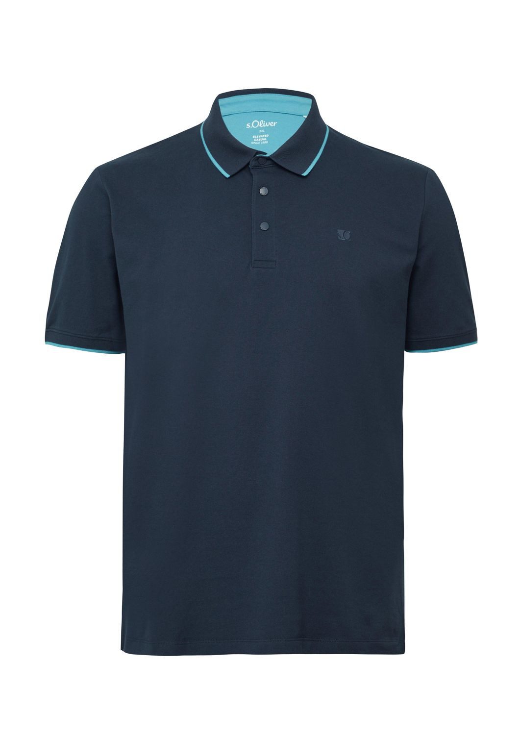 s.Oliver Poloshirt Big Size (1-tlg) Kragen, Köpfe, Logo günstig online kaufen