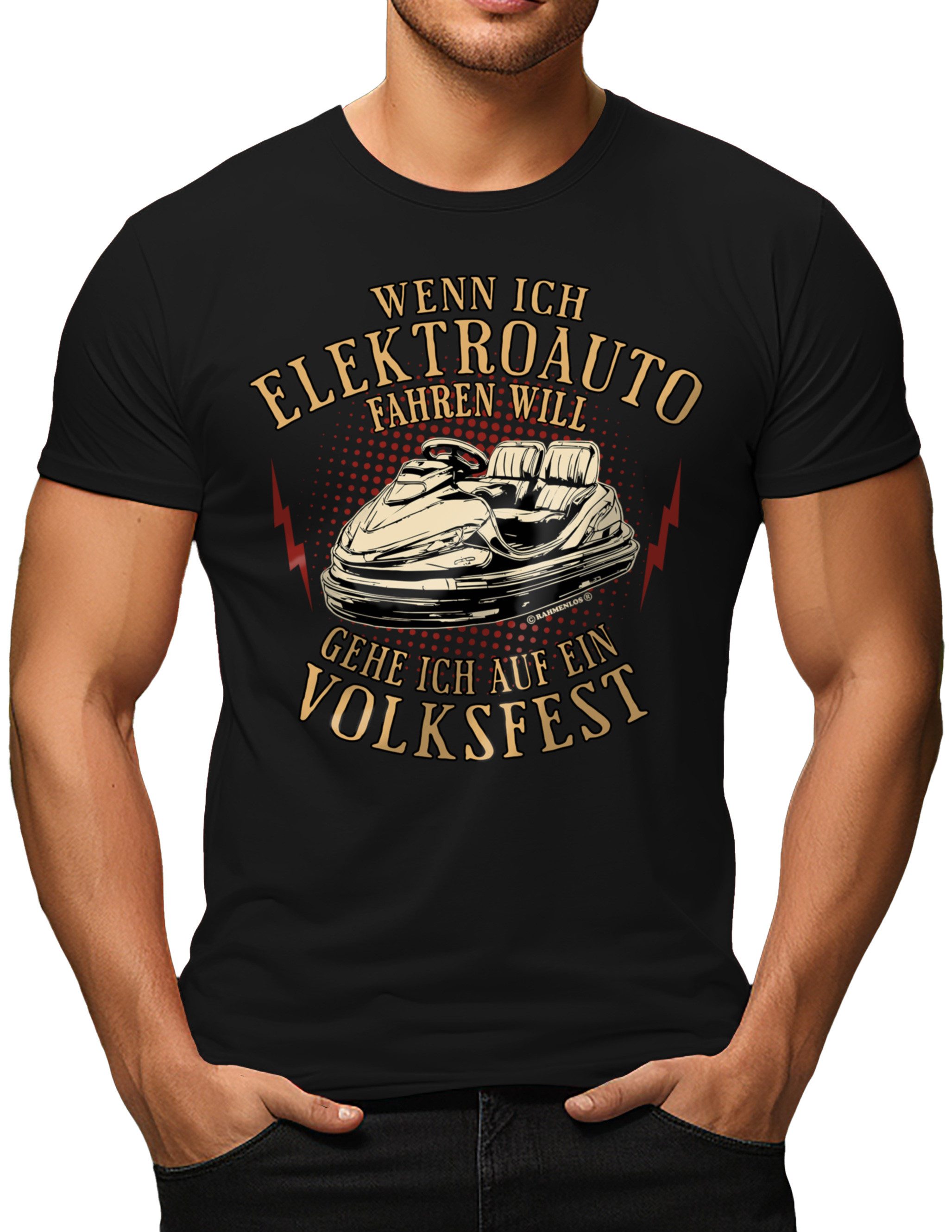 T-Shirt für Verbrennerfreunde: Wenn ich Elektroauto fahren will...