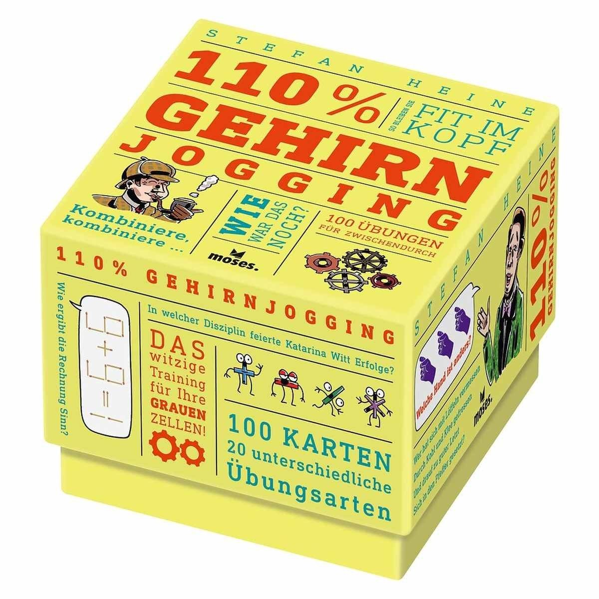 Moses. Verlag Lernspielzeug 110% Gehirnjogging Denk-Workout Karten für Jugendliche & Erwachsene