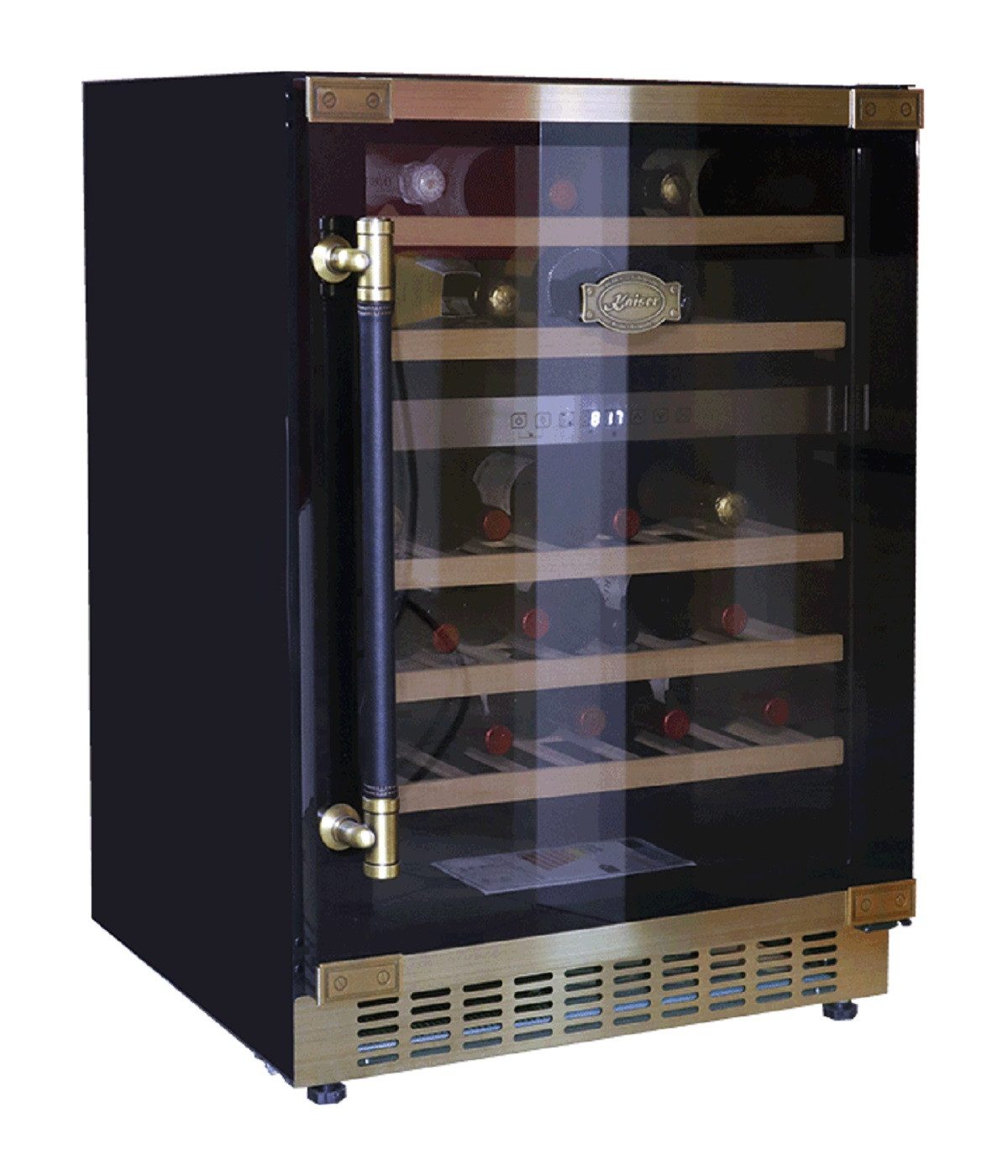 Weinkühlschrank K 64750 AD, 145l 46 Weinflachen 2 Klimazonen Freistehend