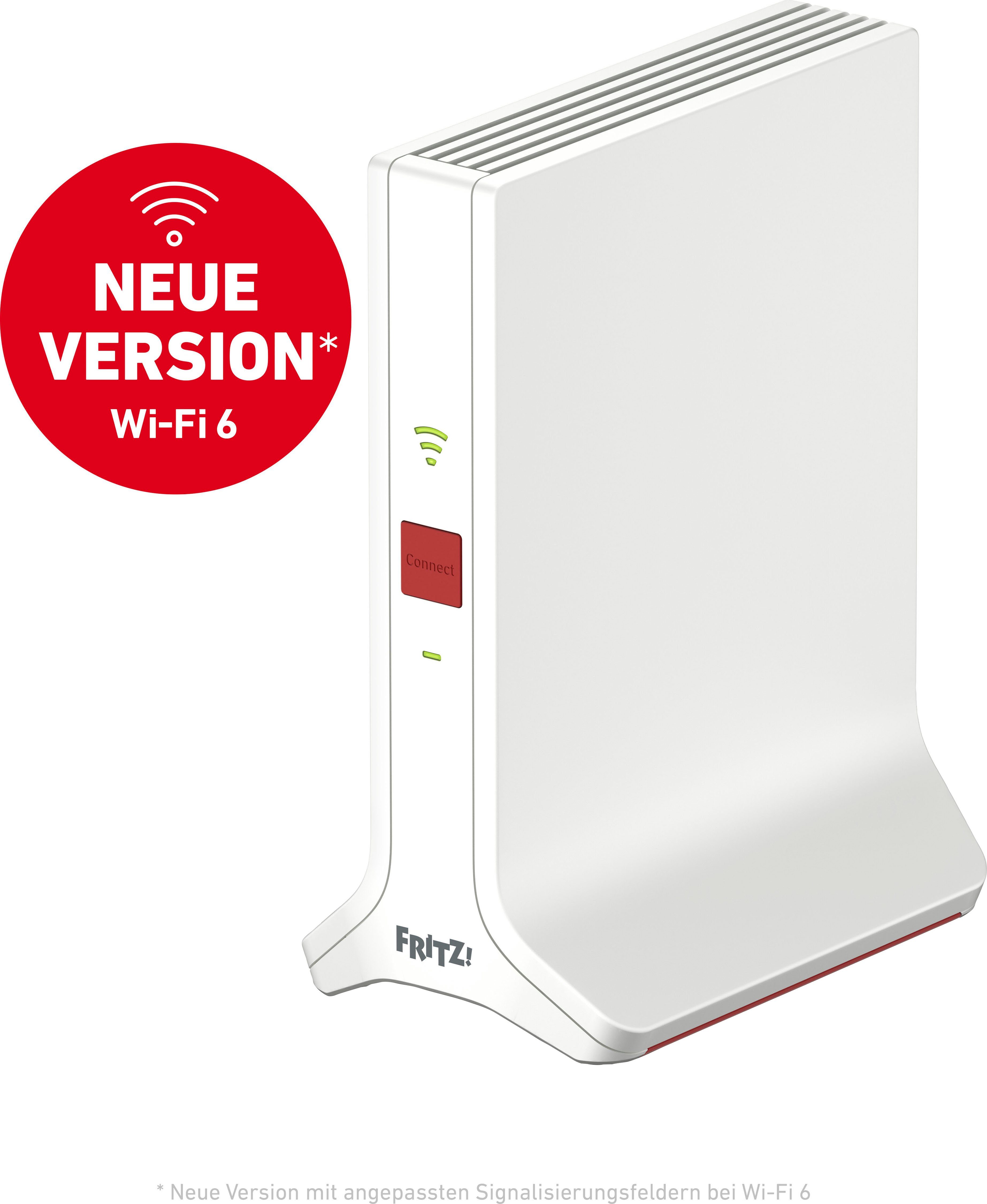 AVM FRITZ!Repeater Wi-Fi verbundenen Geräte Mehr AX alle WLAN-Repeater, für 6 mit 3000 WLAN-Reichweite