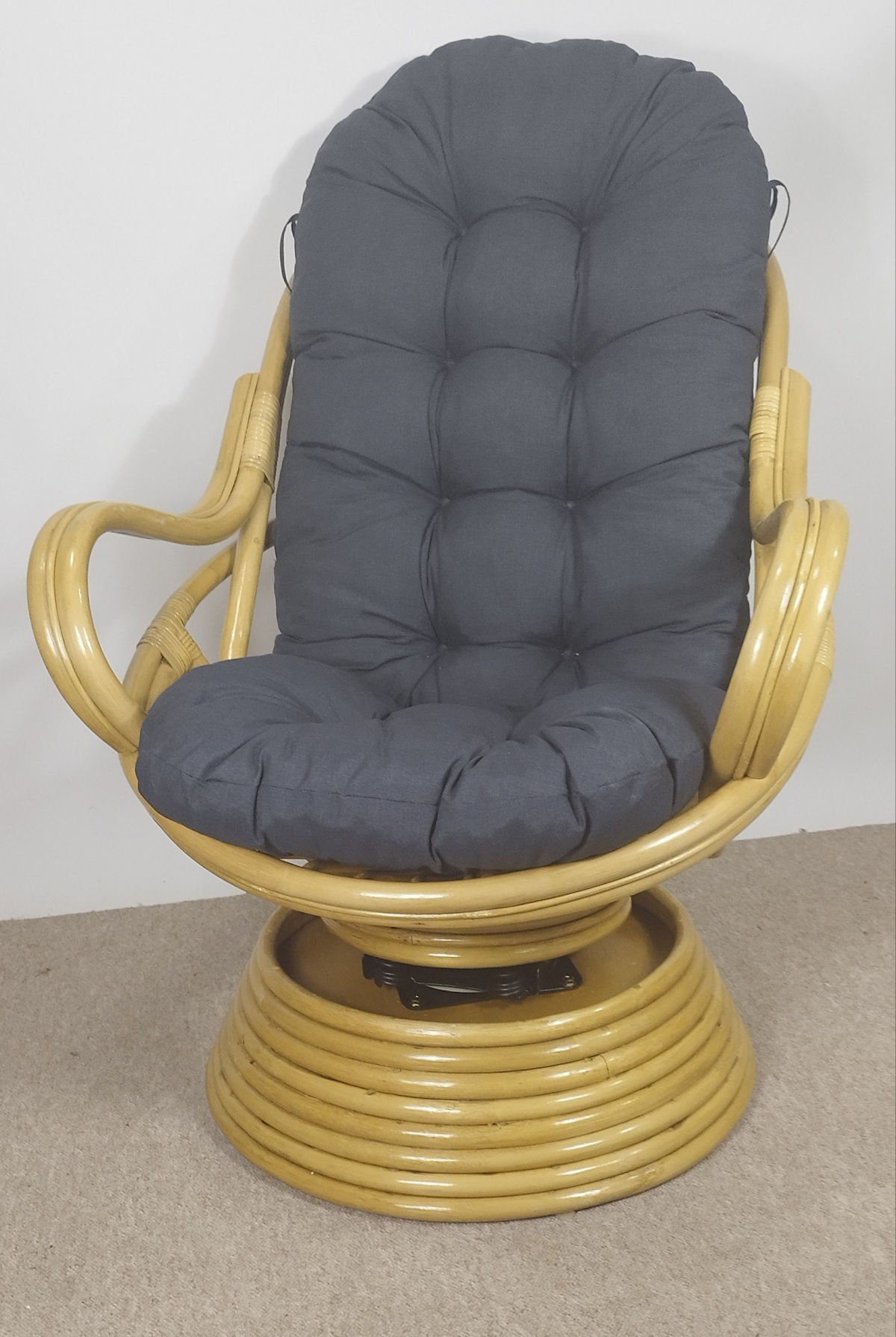 Rattani Rattanstuhl Rattan Drehsessel, Drehwippsessel Linda günstig online kaufen