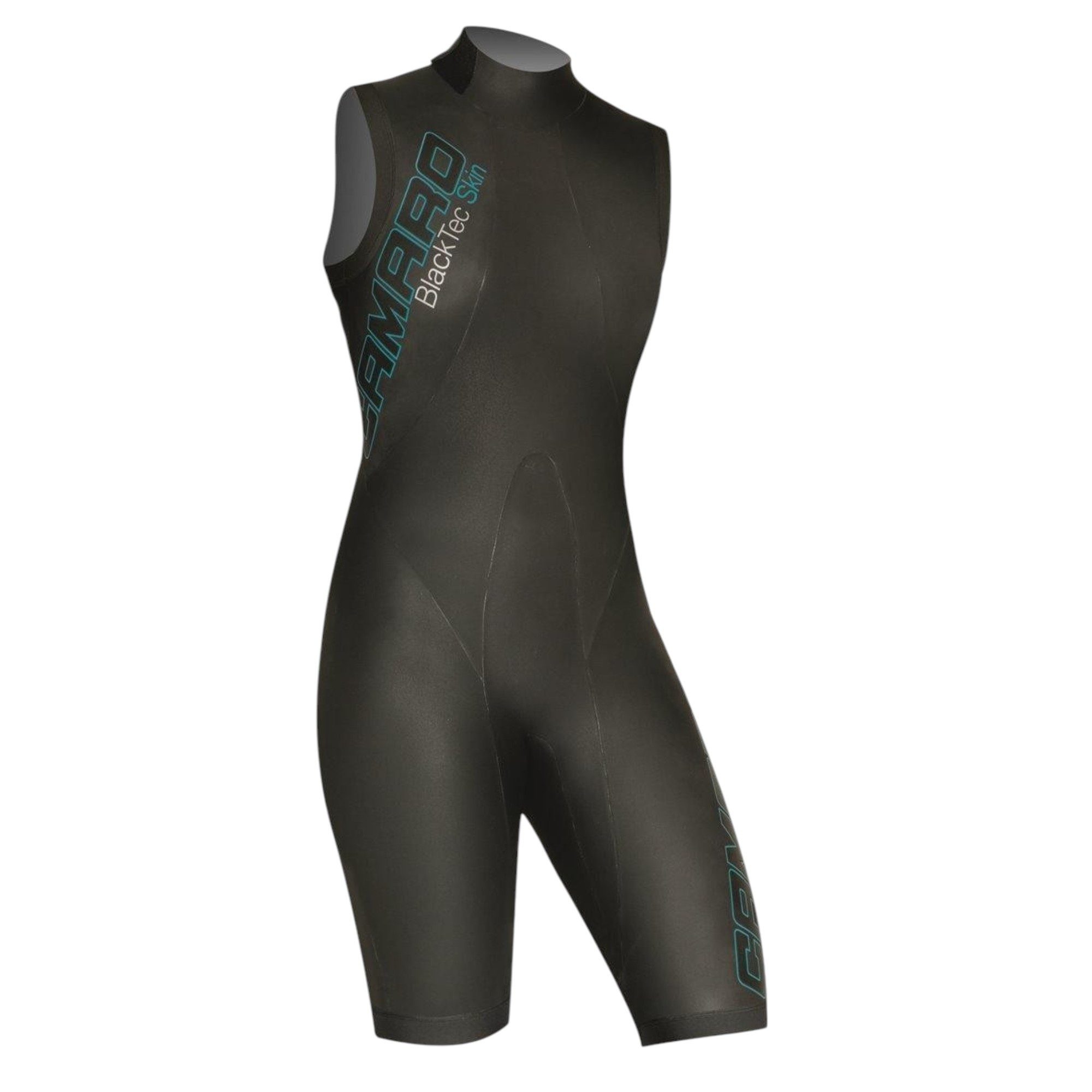 Camaro Neoprenanzug Camaro Blacktec Skin Damen Shorty Speed Swim Triathlon Neoprenanzug