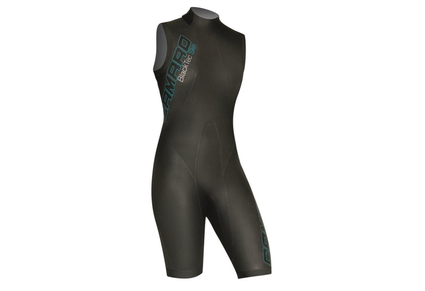 Camaro Neoprenanzug Camaro Blacktec Skin Damen Shorty Speed Swim Triathlon Neoprenanzug