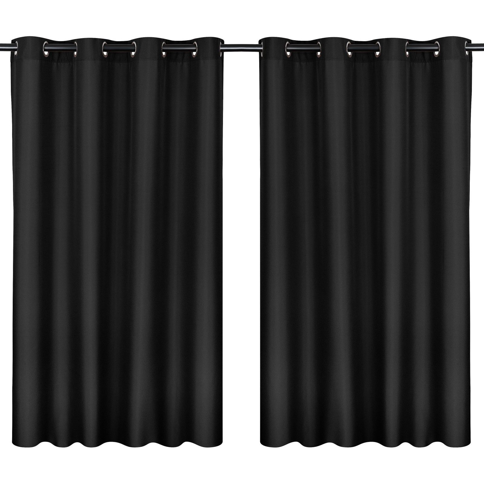 MOON Heimtextilien Vorhang Moon 2er Pack Vorhang Ocean 70% Blickdicht Ösenvorhang 140x245cm