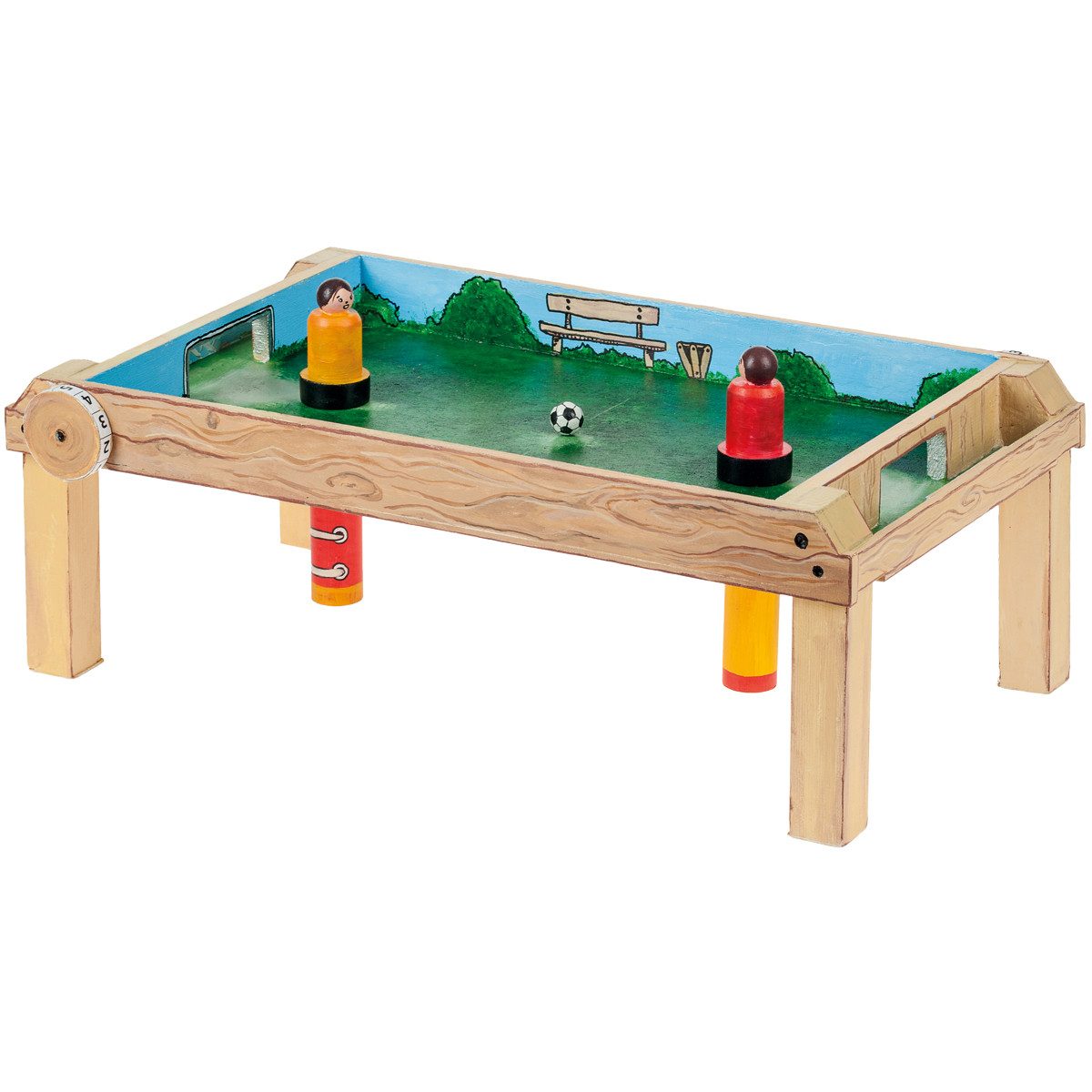 Magnet-Tischfußball Bausatz ab 12 J. Holzbaukasten