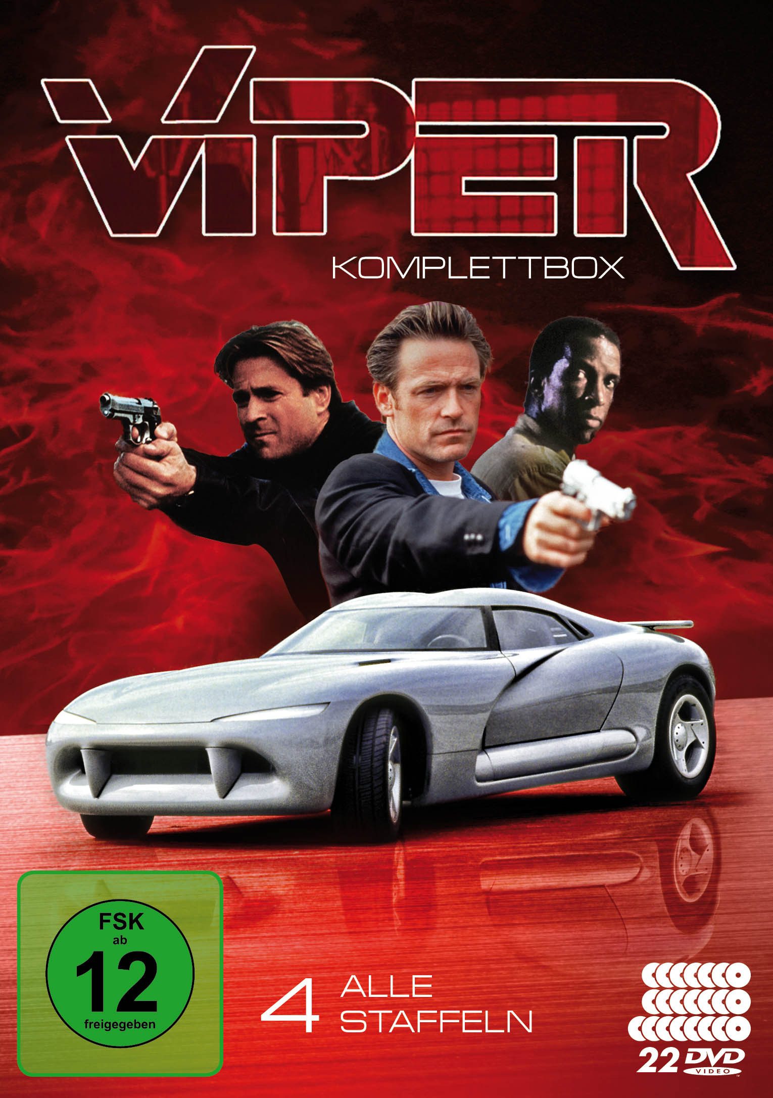 Fernsehjuwelen DVD Viper - Komplettbox: Alle vier Staffeln (22 DVDs), (1-St)