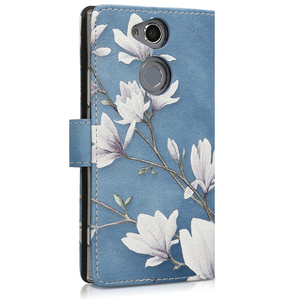 kwmobile Etui Wallet Case für Sony Xperia XA2, Hülle mit Ständer Kartenfächer - Handyhülle
