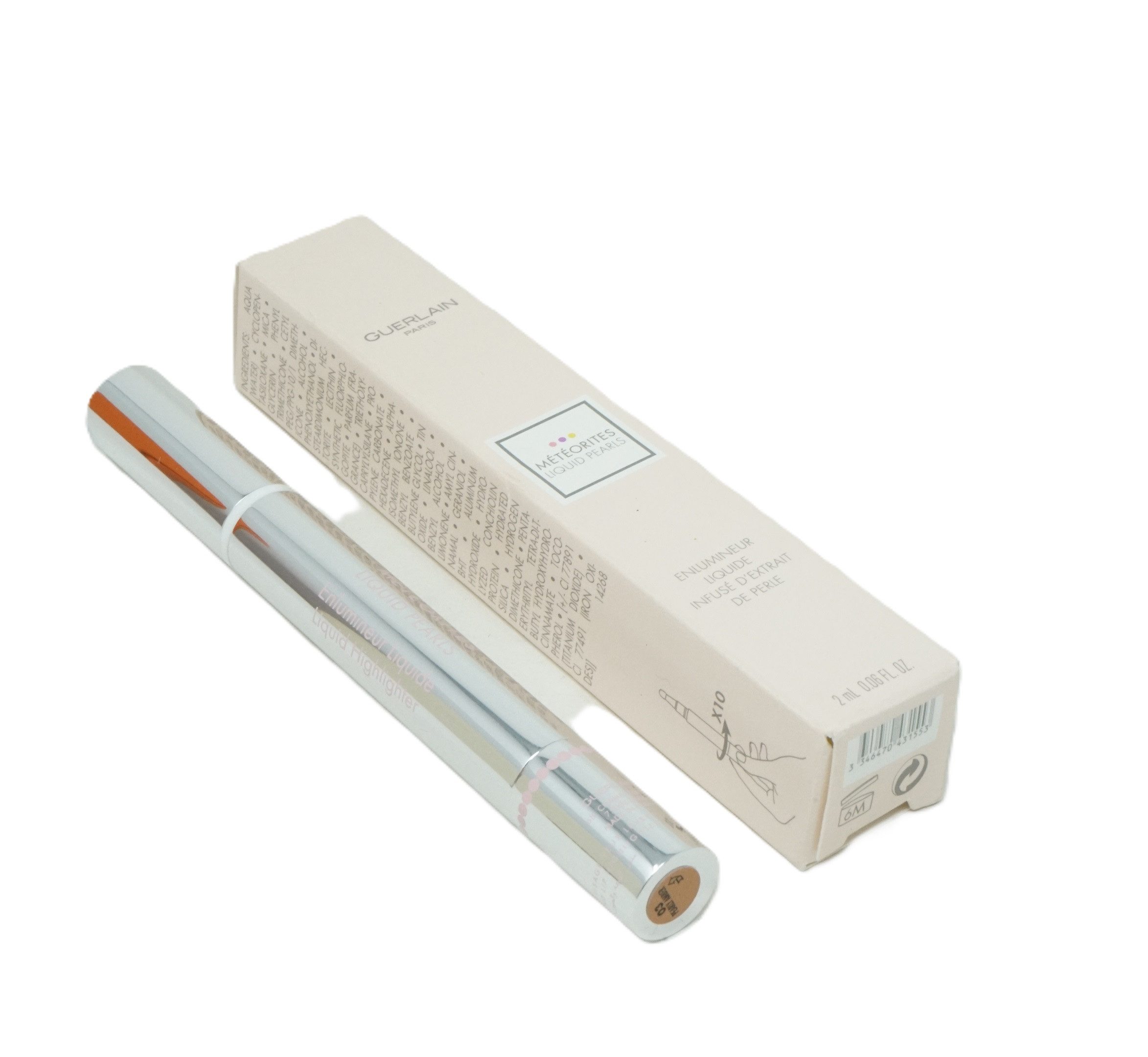 GUERLAIN Foundation Guerlain Meteorites Liquid Pearls Highlighter 2ml Pearly Amber 03