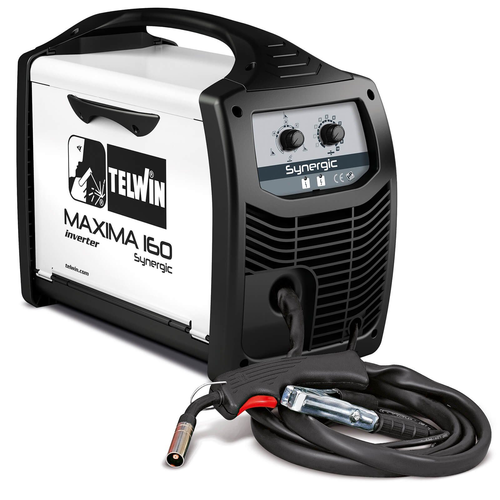 TELWIN Elektroschweißgerät Telwin Elements MAXIMA 160 SYNERGIC Schutzgas Schweißgerät 150A