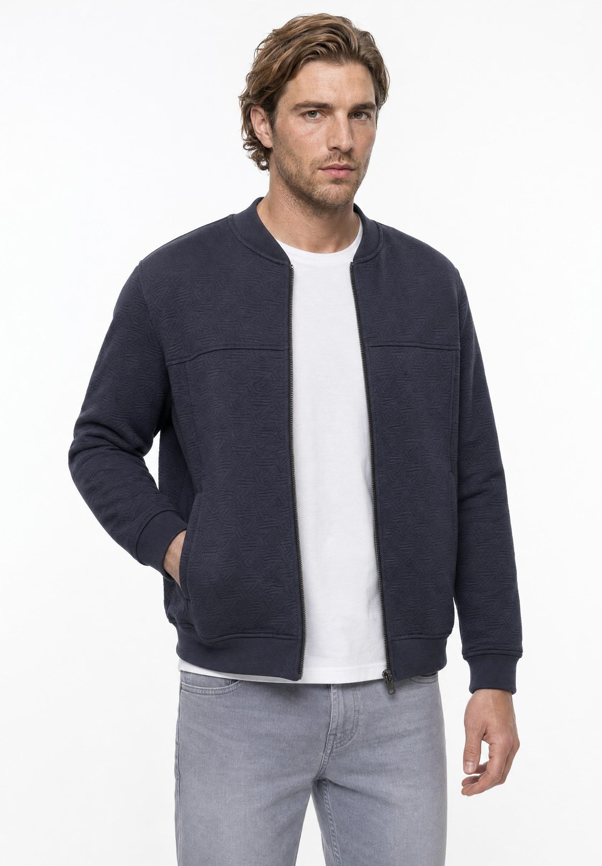 STREET ONE MEN Blouson mit Stehkragen